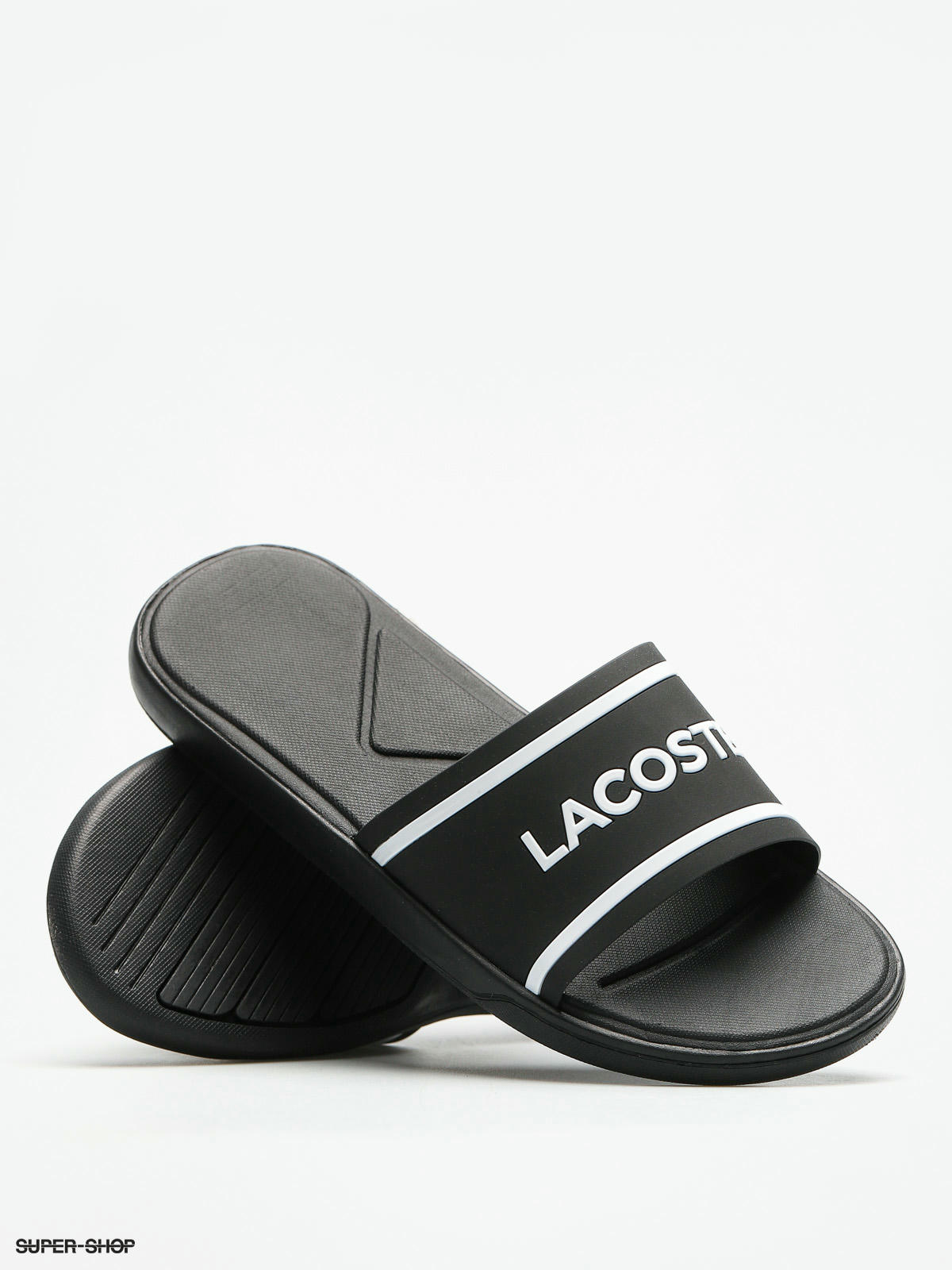 Lacoste l3 hot sale slides black