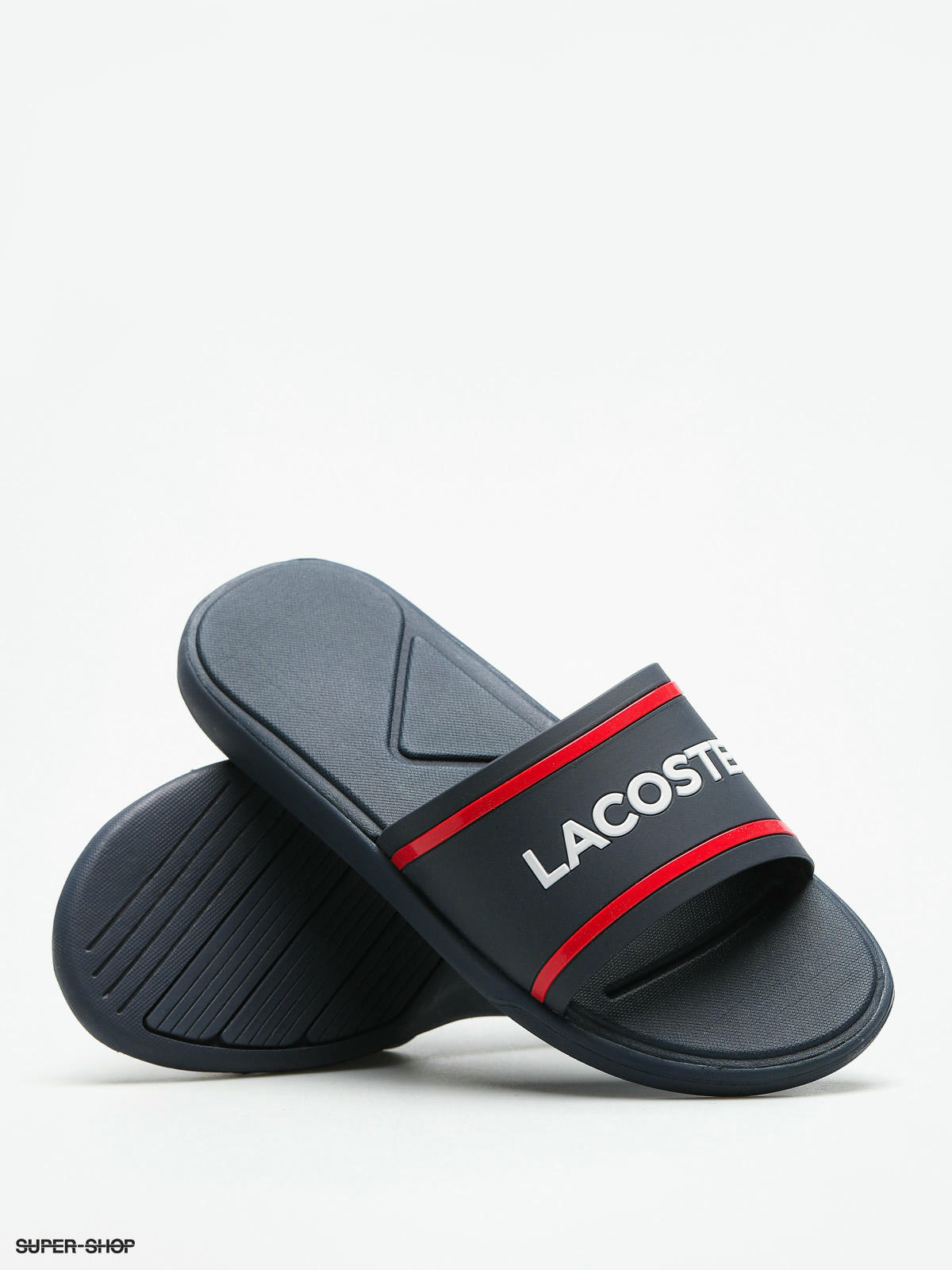 Lacoste Slides L 30 Slide 118 2 navy red