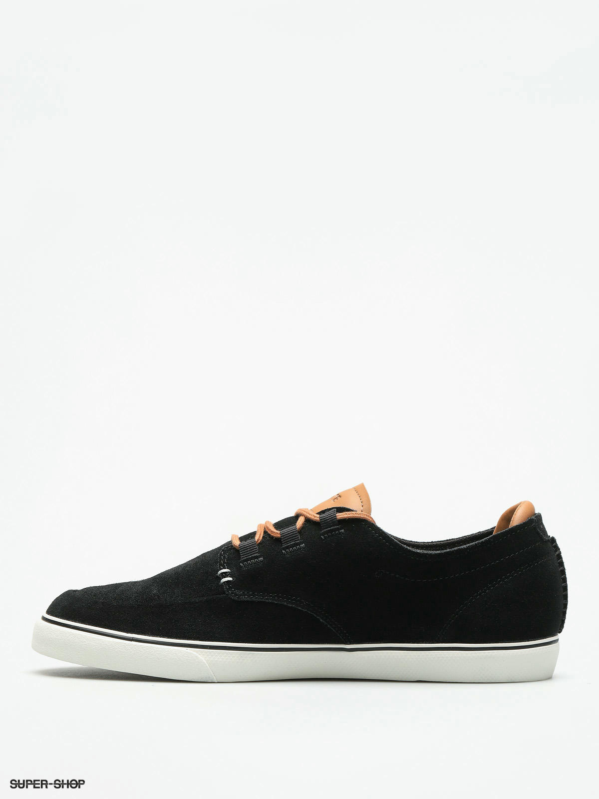 lacoste black esparre deck trainers