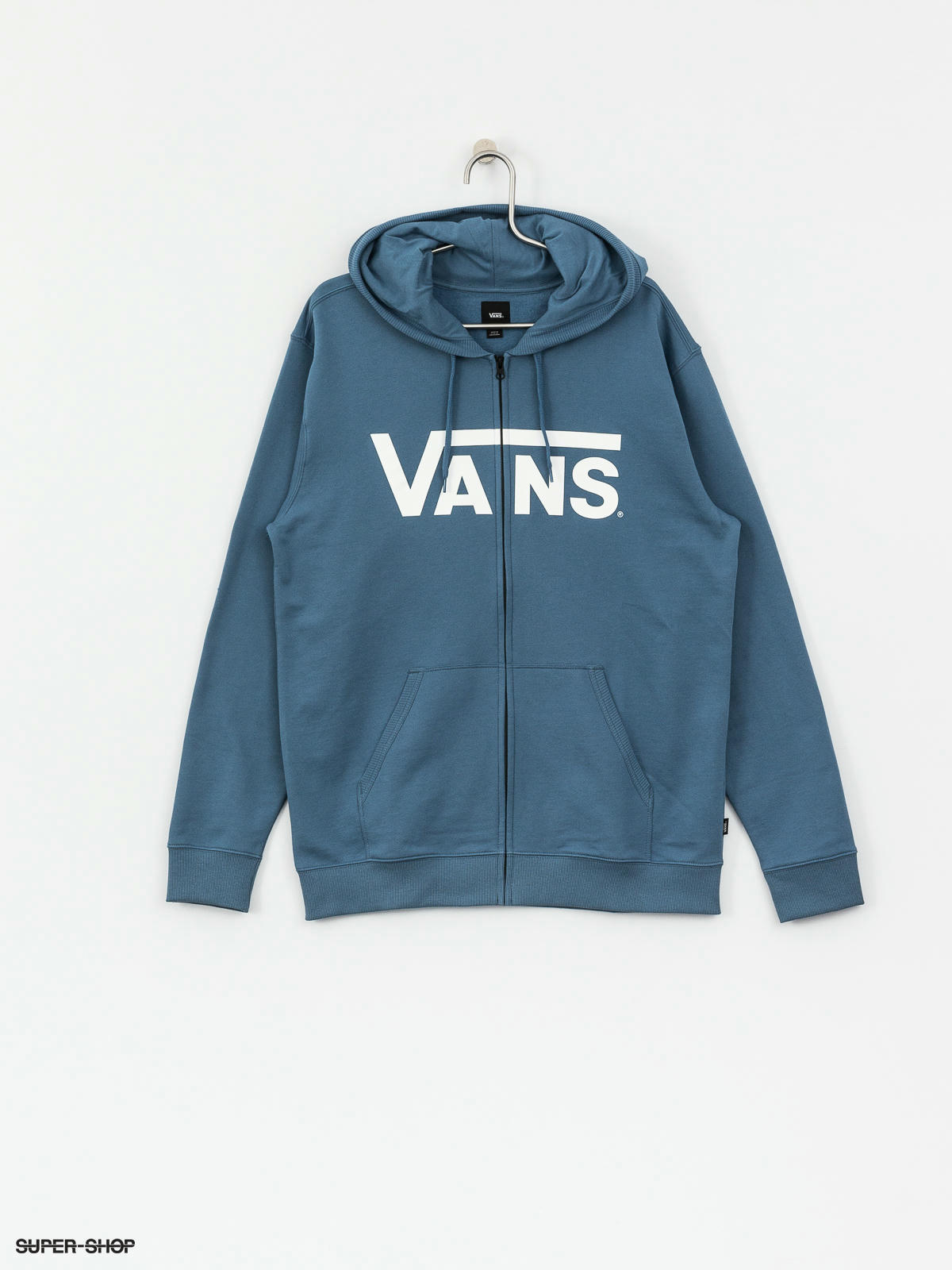 blue and white vans hoodie