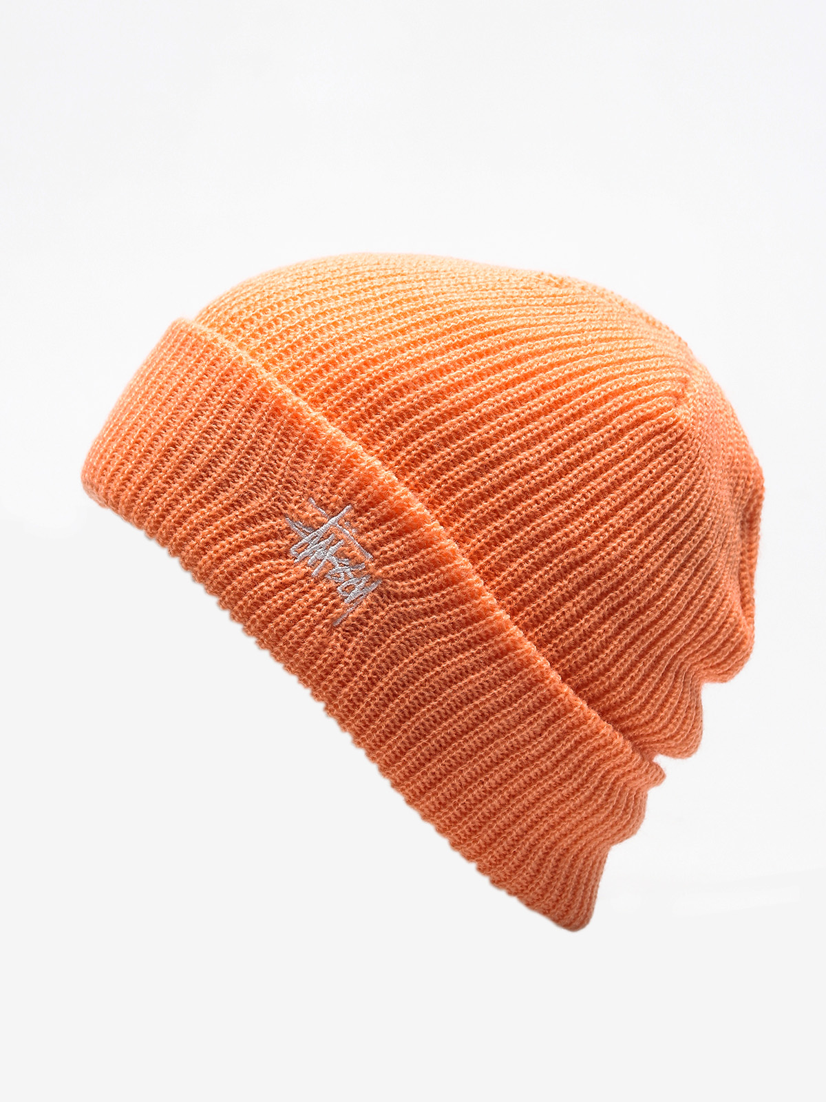 Stussy Orange Basic Cuff Beanie Basic Cuff Beanie – Premier main image 3