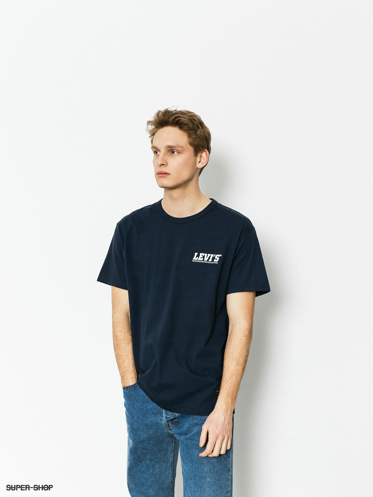 levis t shirt navy