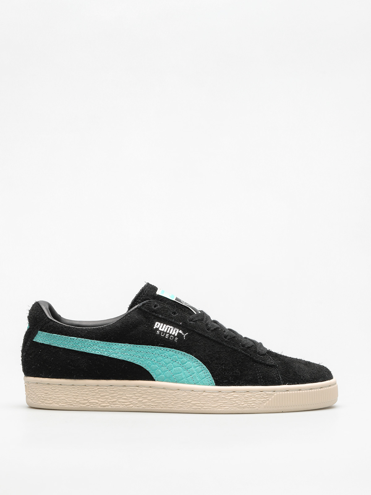 puma black and blue shoes