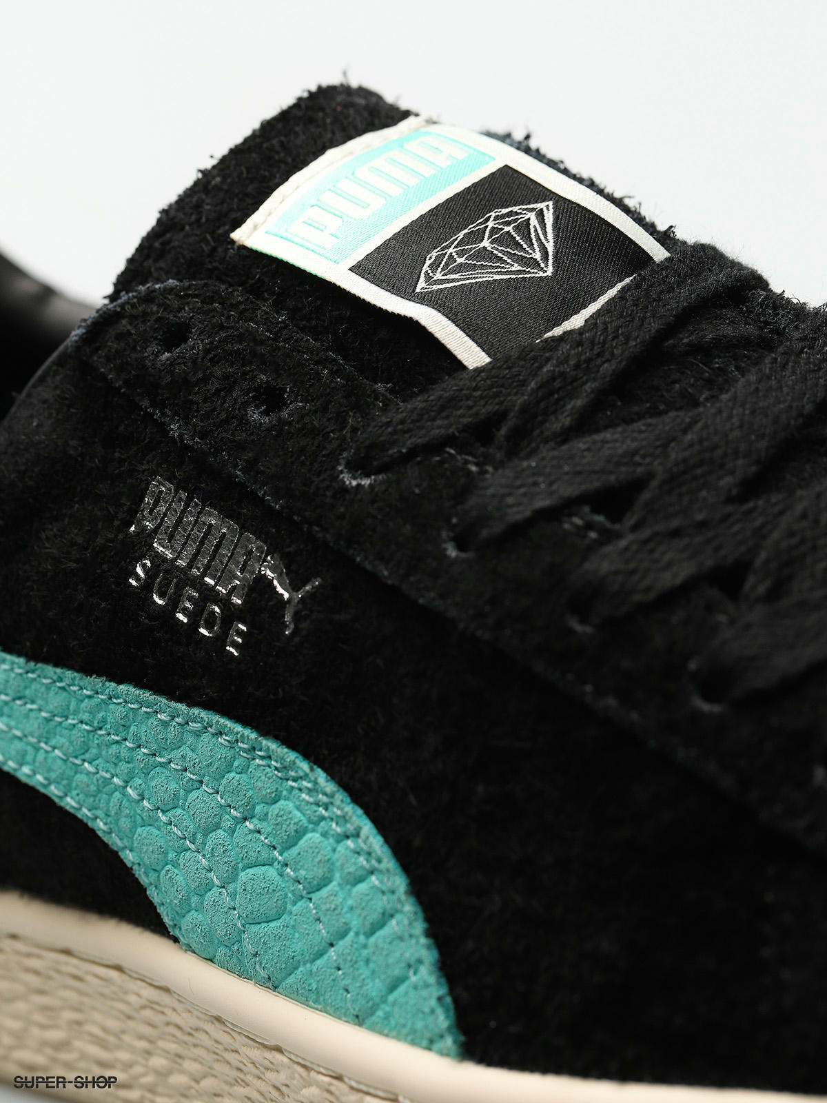 Puma Shoes Suede Diamond black puma black diamond blue