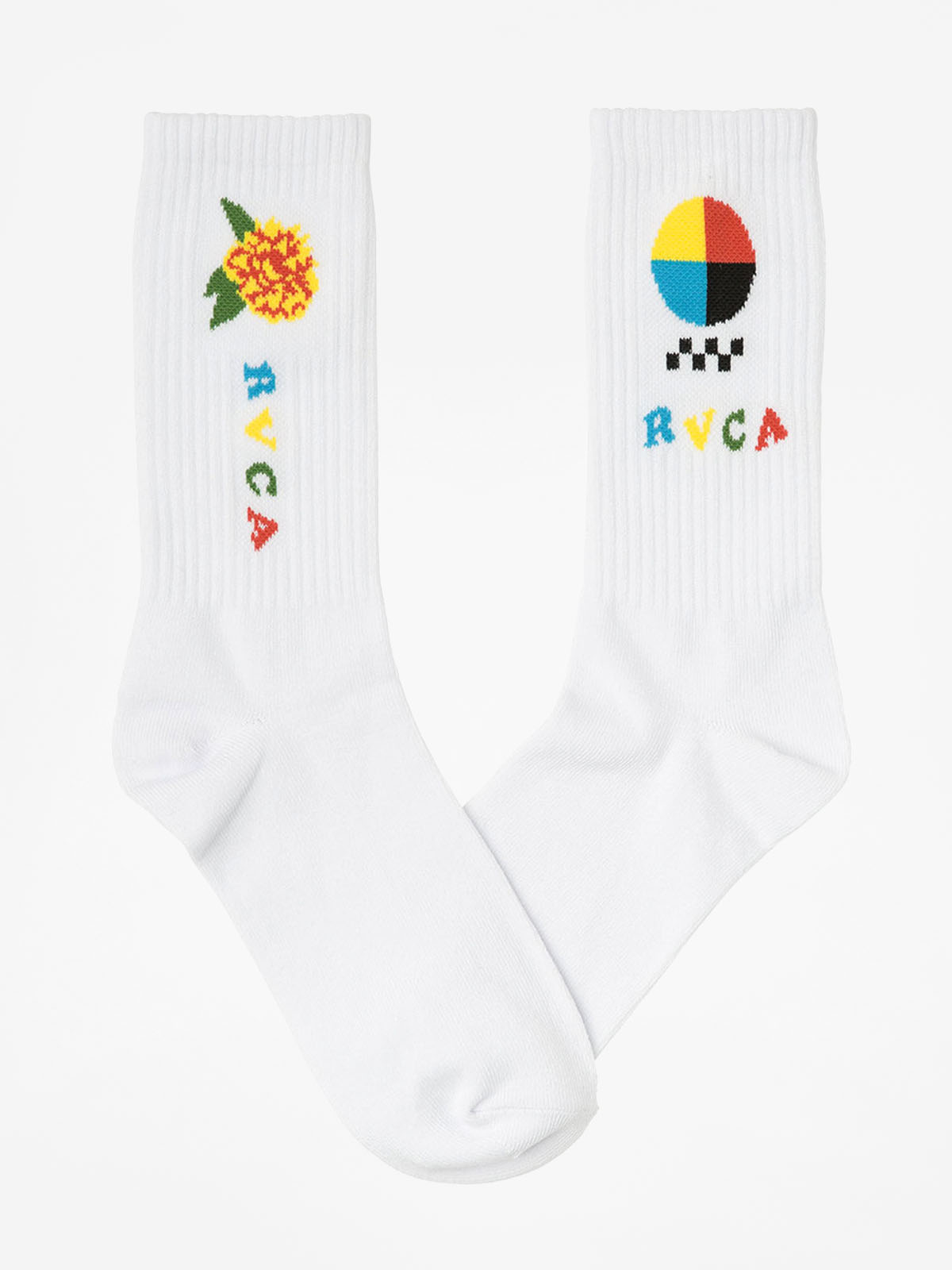RVCA Socks Luke Pelletier (white)