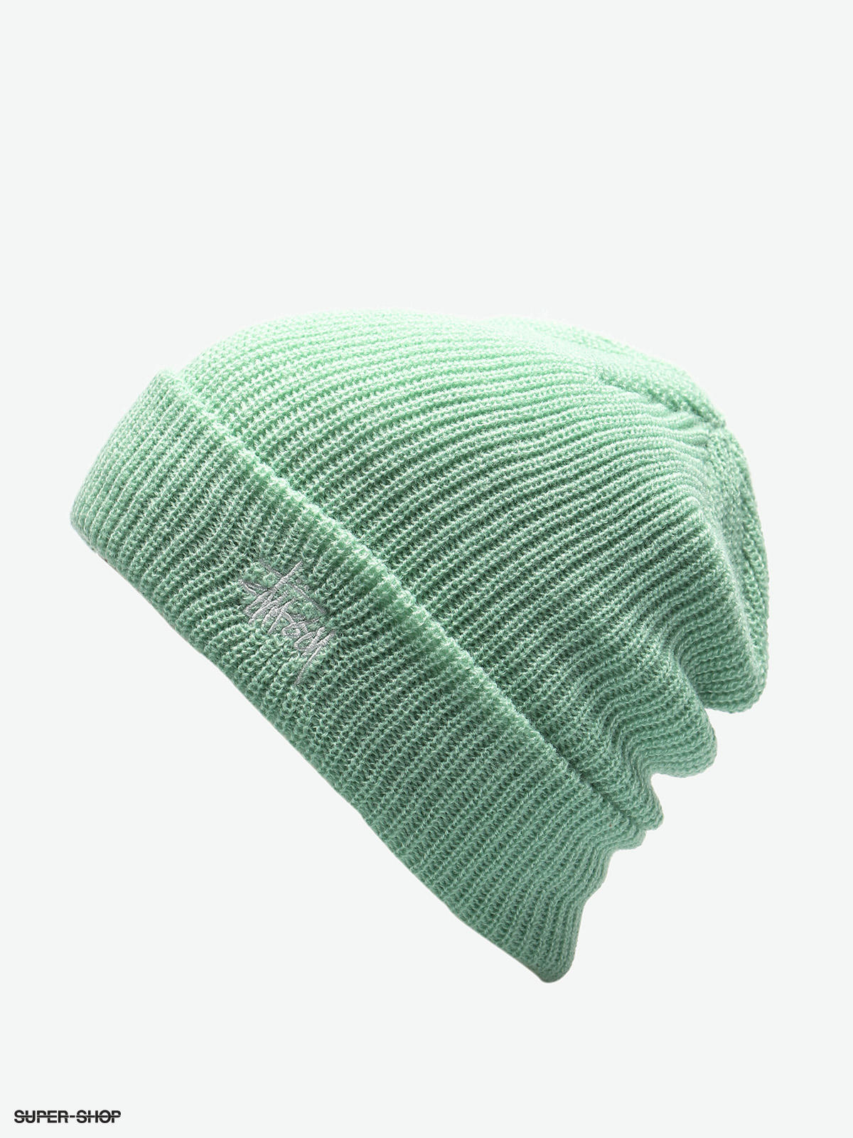 stussy green beanie