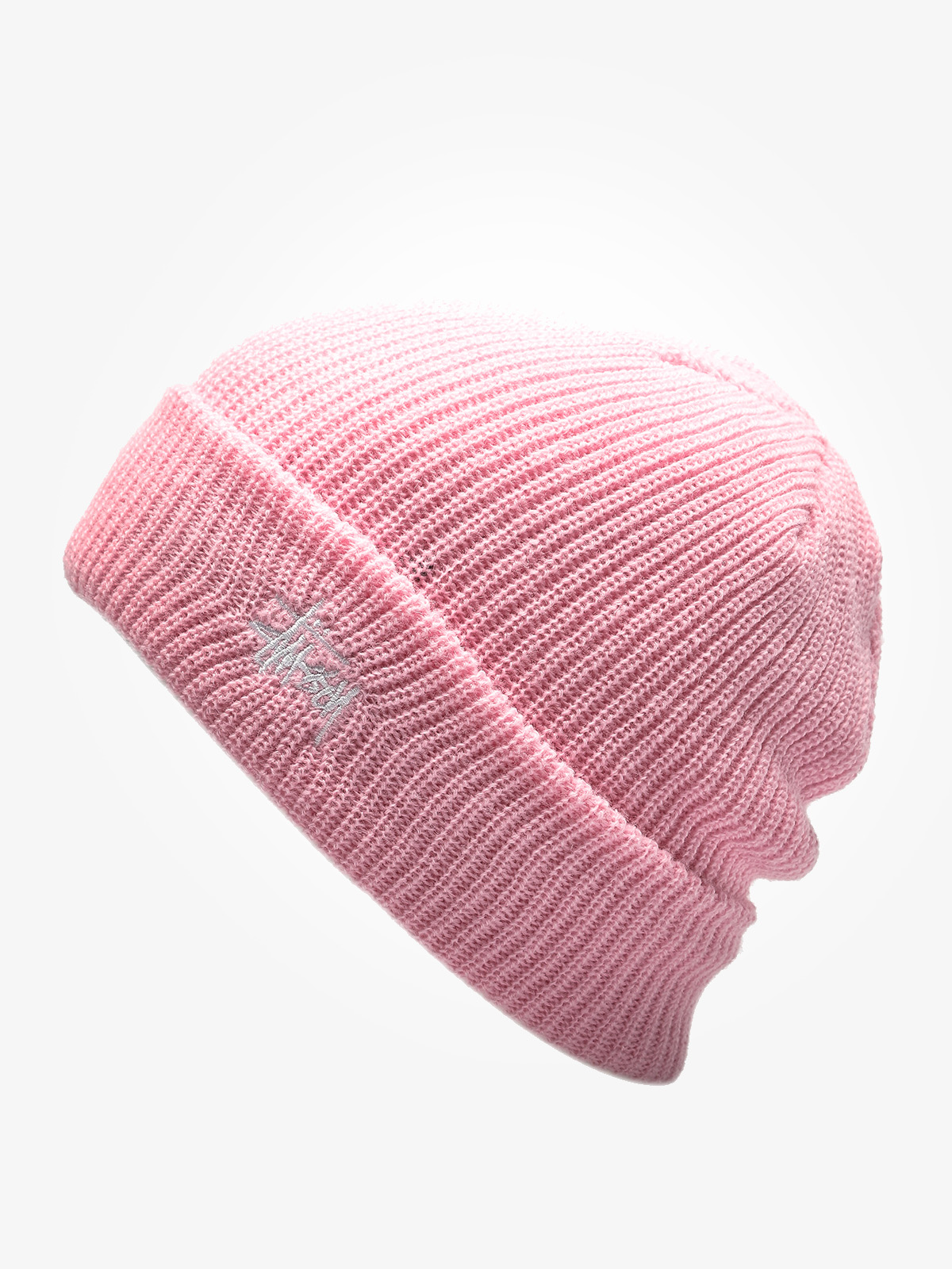stussy pink beanie