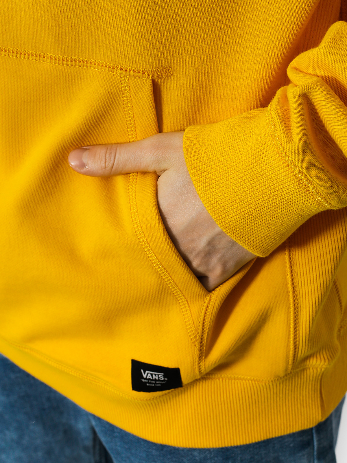 gold vans hoodie