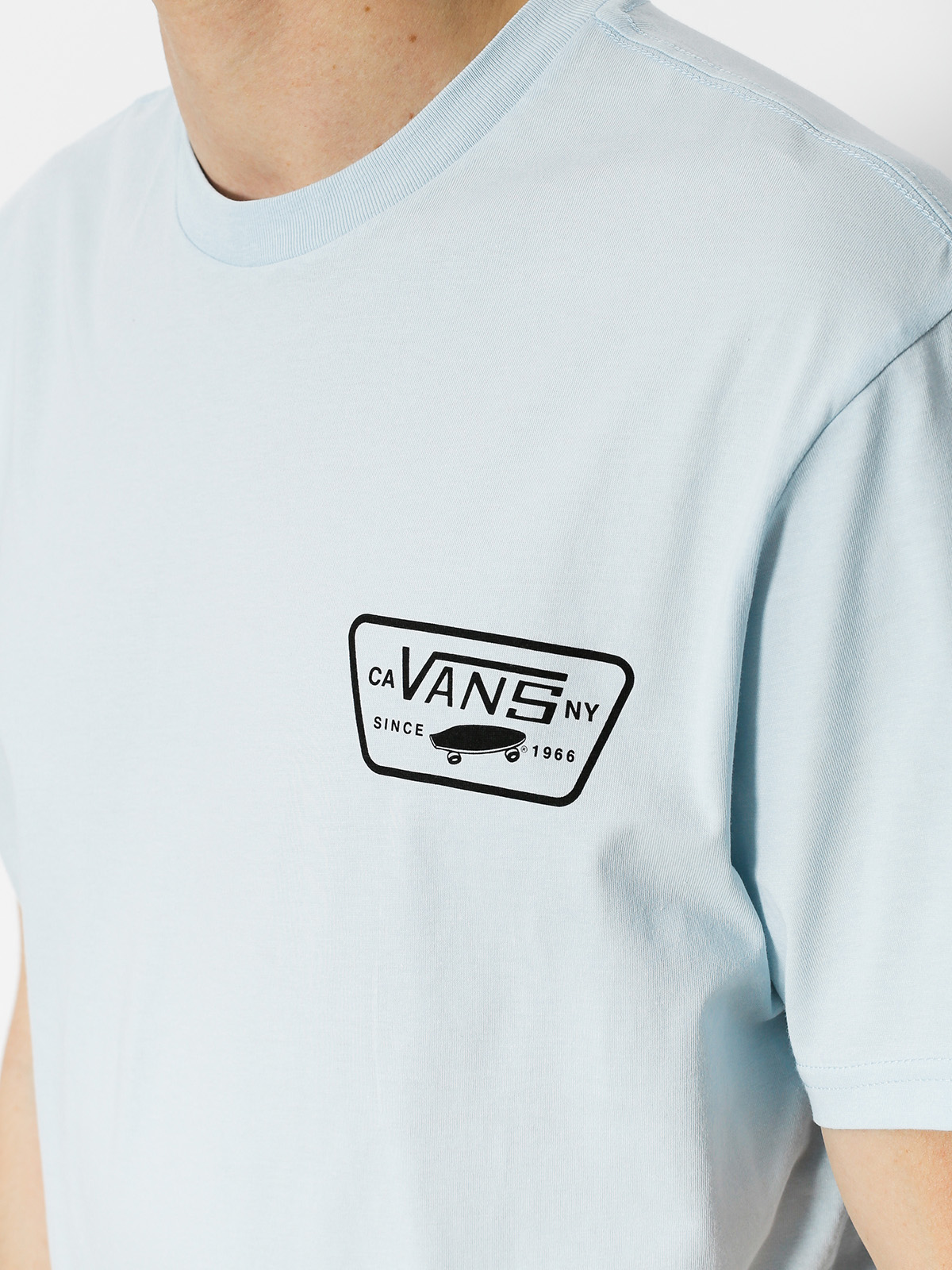 Vans T-Shirt Full Patch Back (baby/blue black)