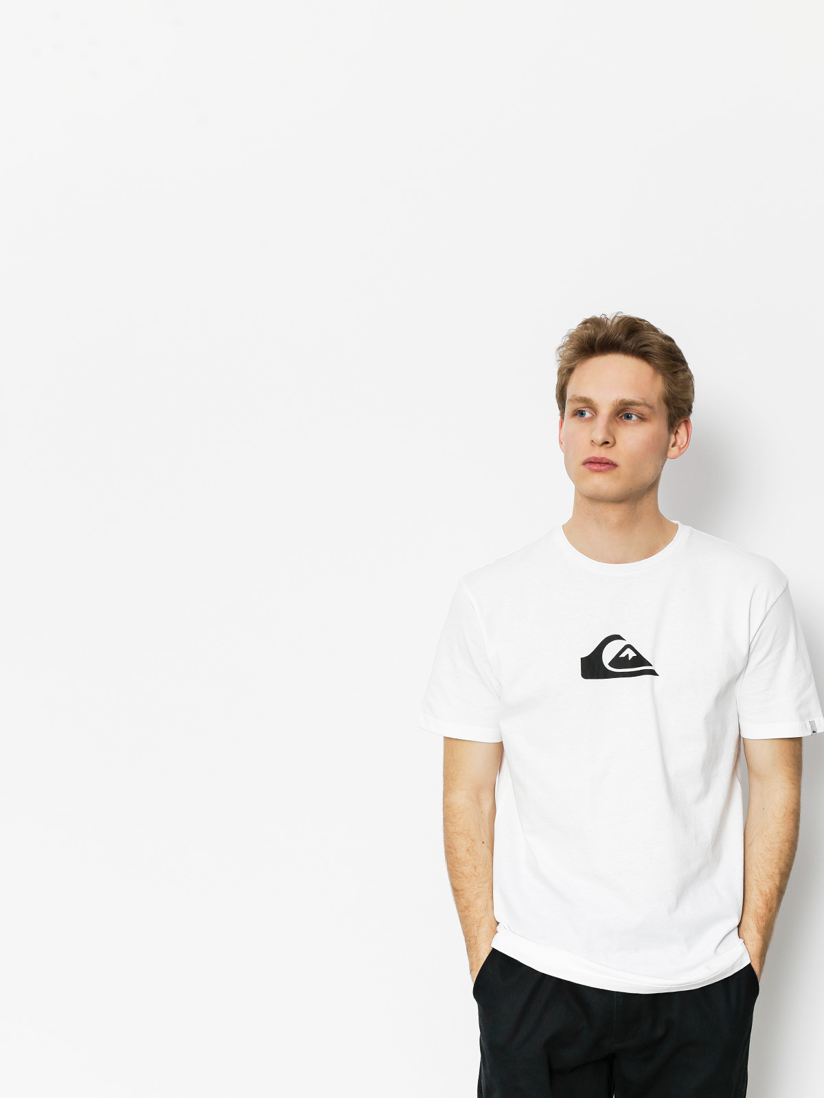 Quiksilver T-shirt Classic Comp Logo (white)