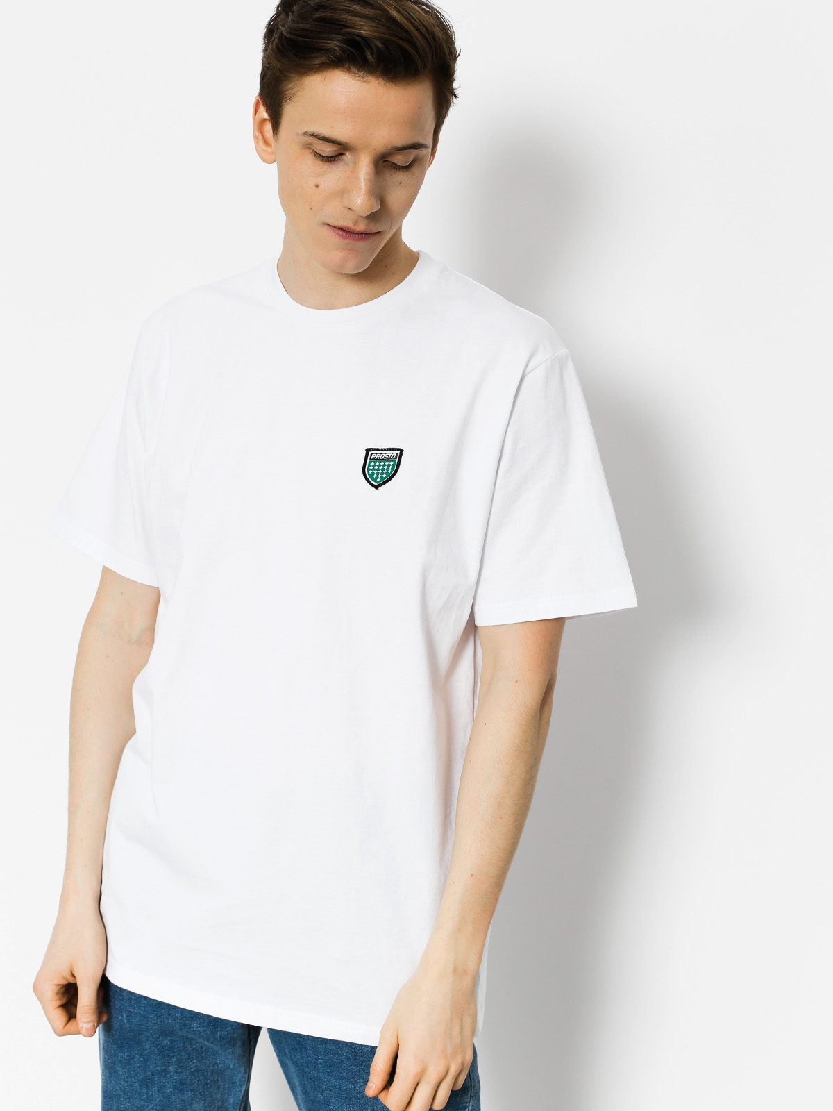 Prosto T-shirt Jaquard (white)