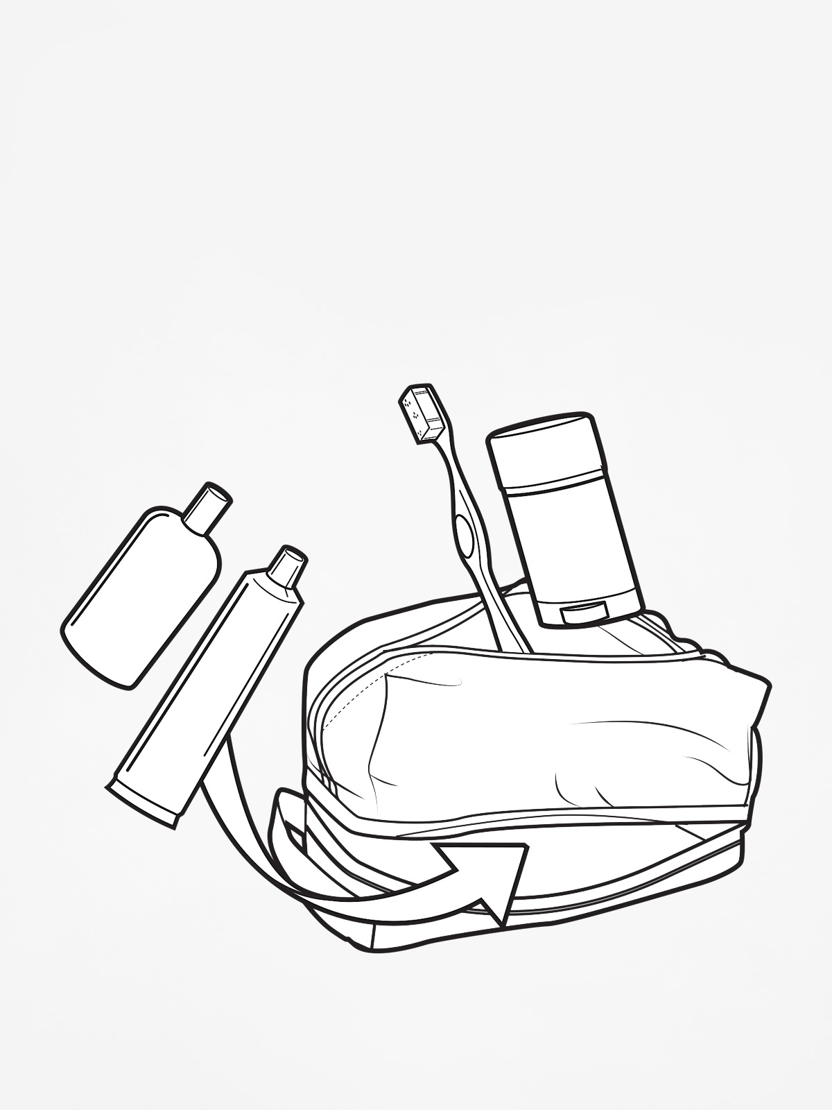 Burton Kosmetiktasche Low Maintenance (tblk triple ripstop)