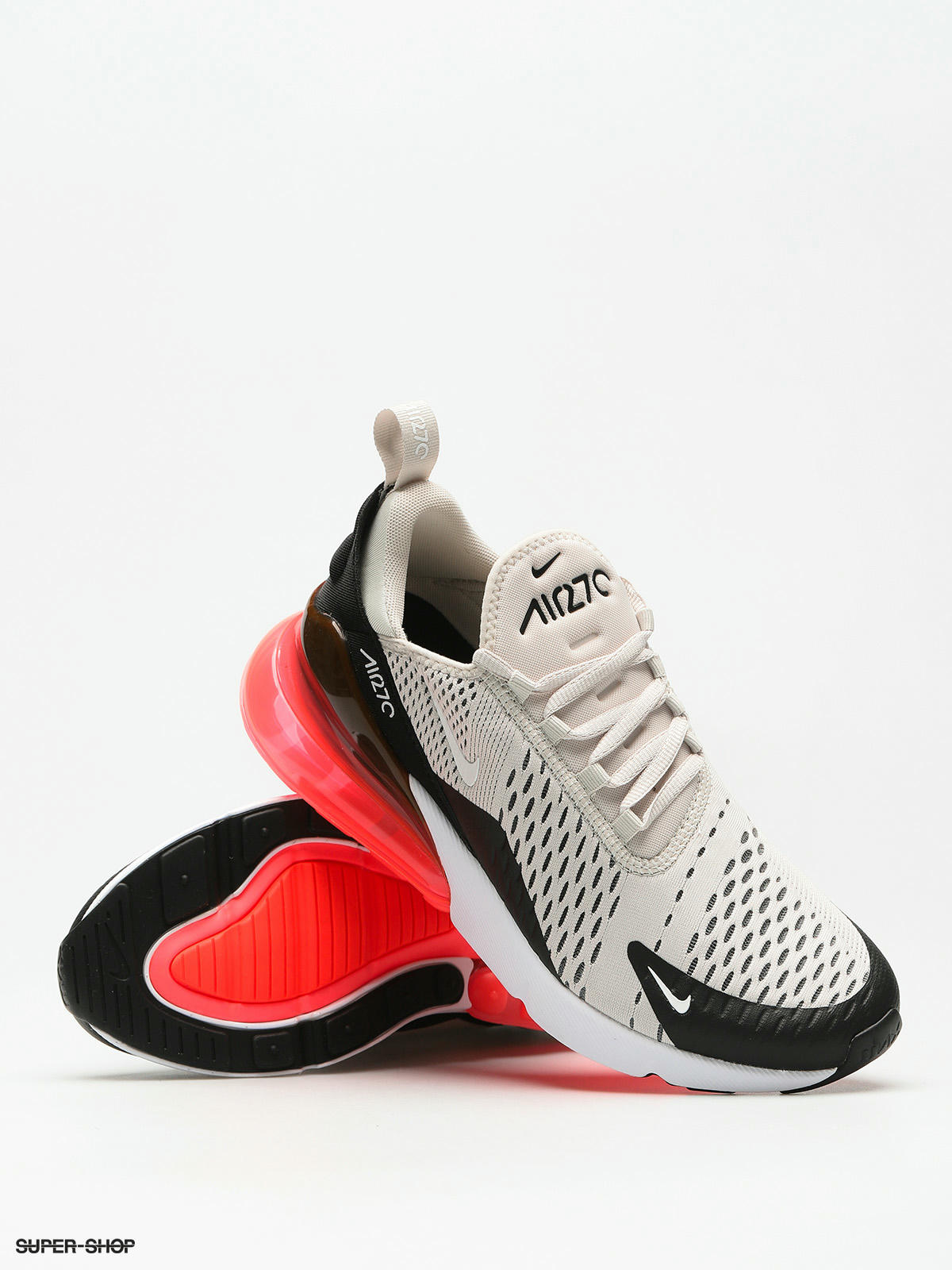 Nike 270 Shoes (black/light bone punch white)