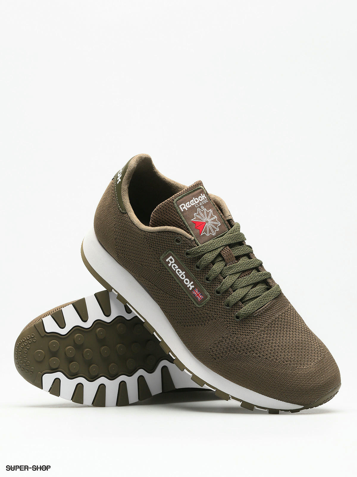 Reebok Shoes Cl Leather Ultk (army green/white)
