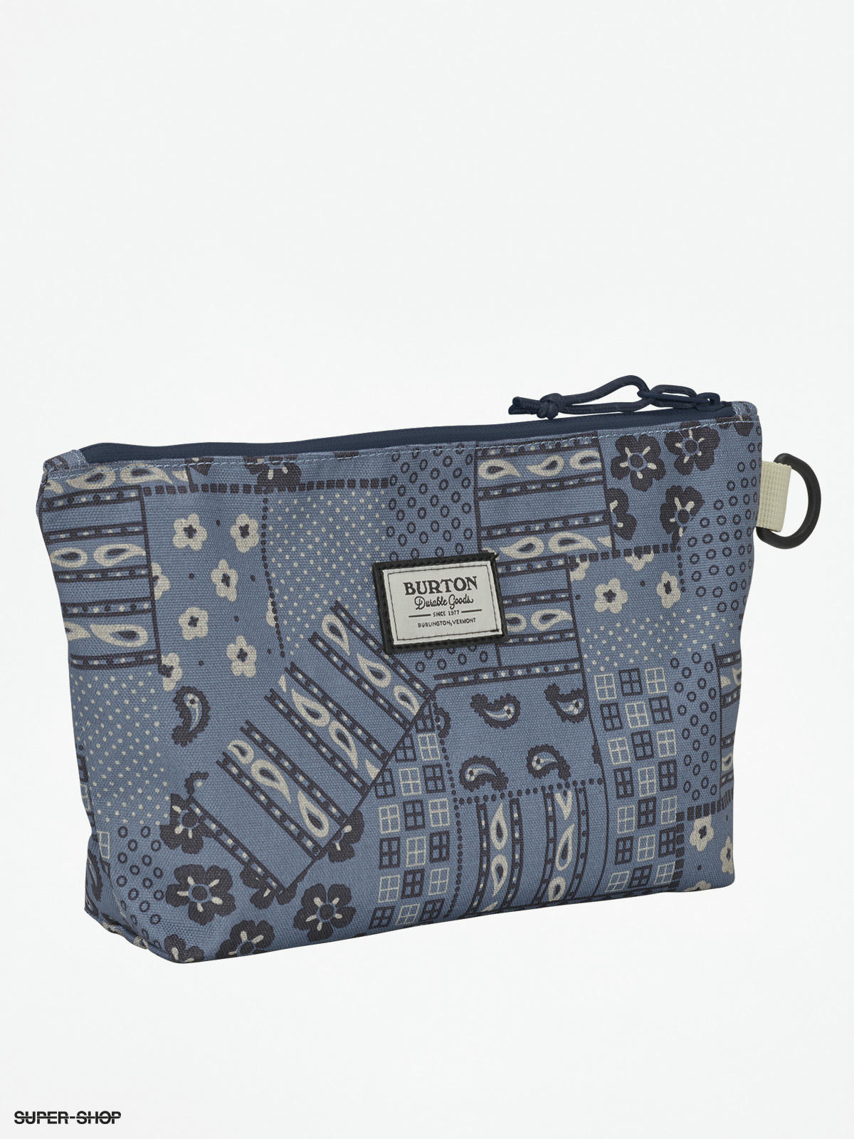 Burton Cosmetic bag Utility Pouch paisley crop print