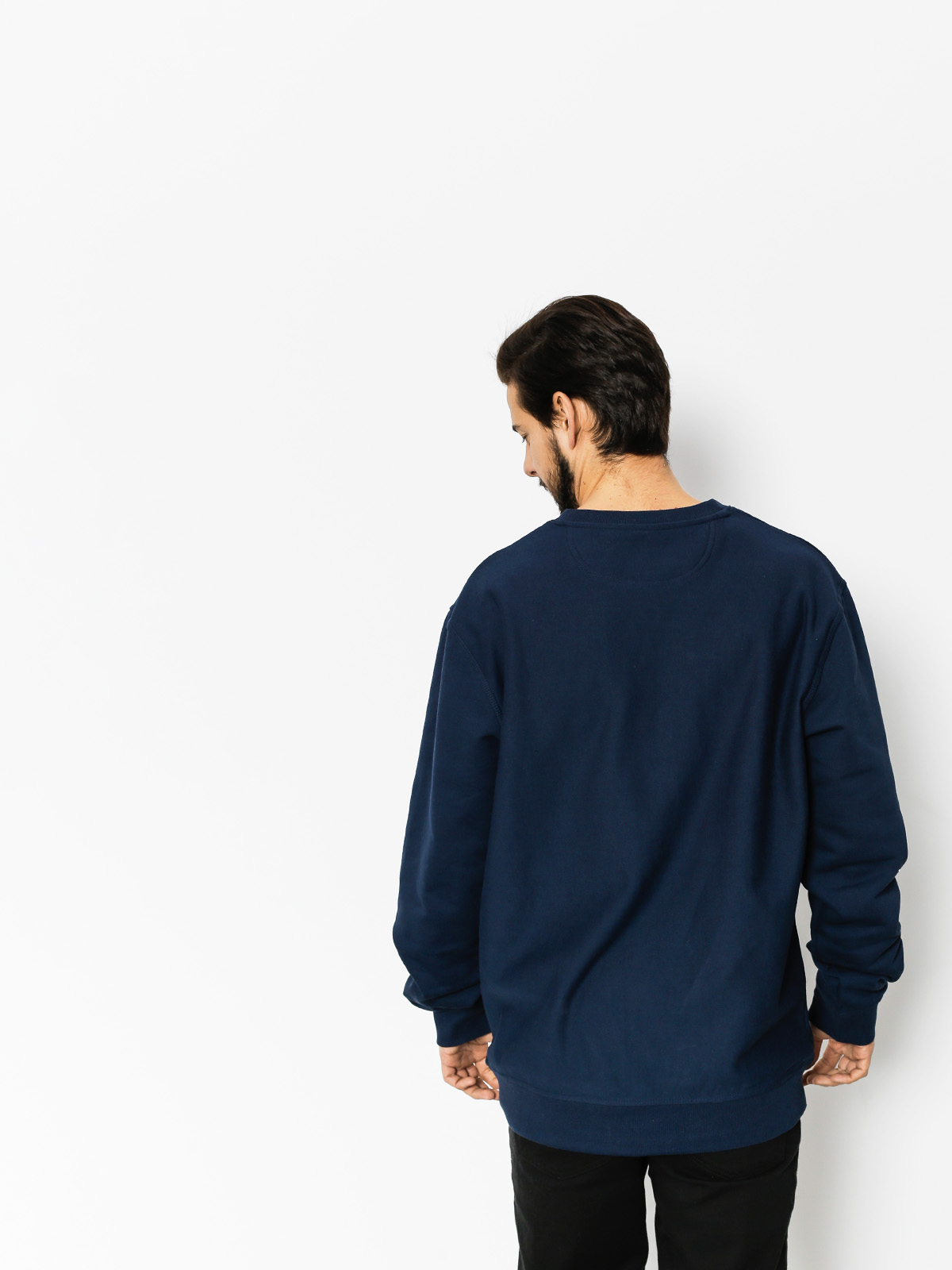 Stussy Sweatshirt Stock LS Terry (navy)