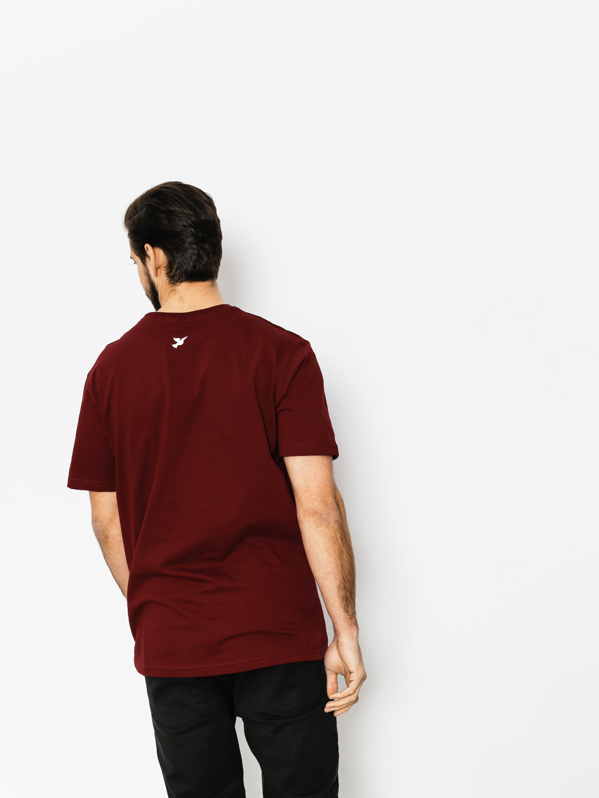 Nervous T-shirt Pocket (maroon)