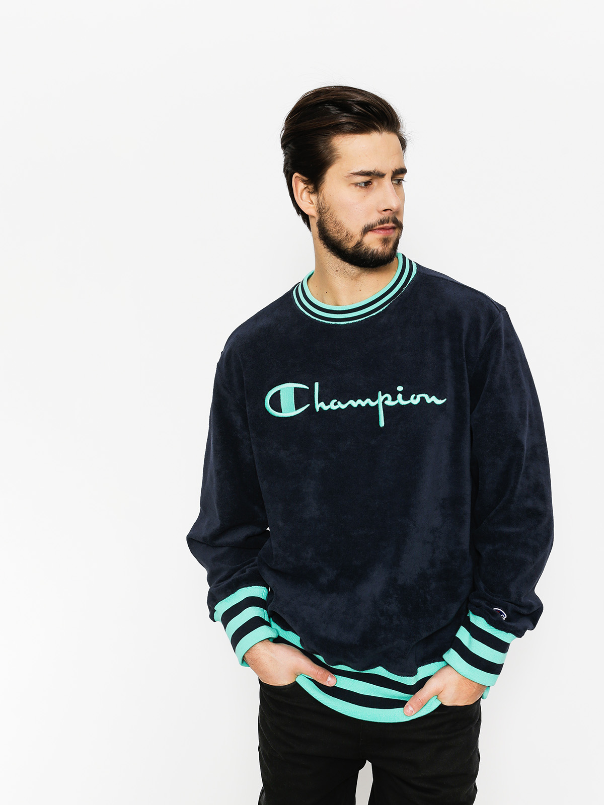 Champion Sweatshirt Crewneck Sweatshirt navy blue (nny/fly)