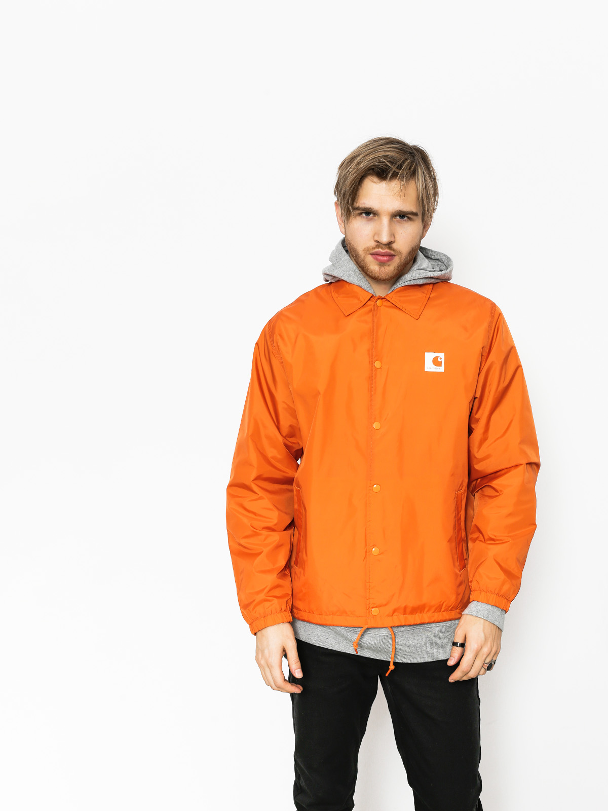 Carhartt Jacket Sports Coach orange jaffa wax