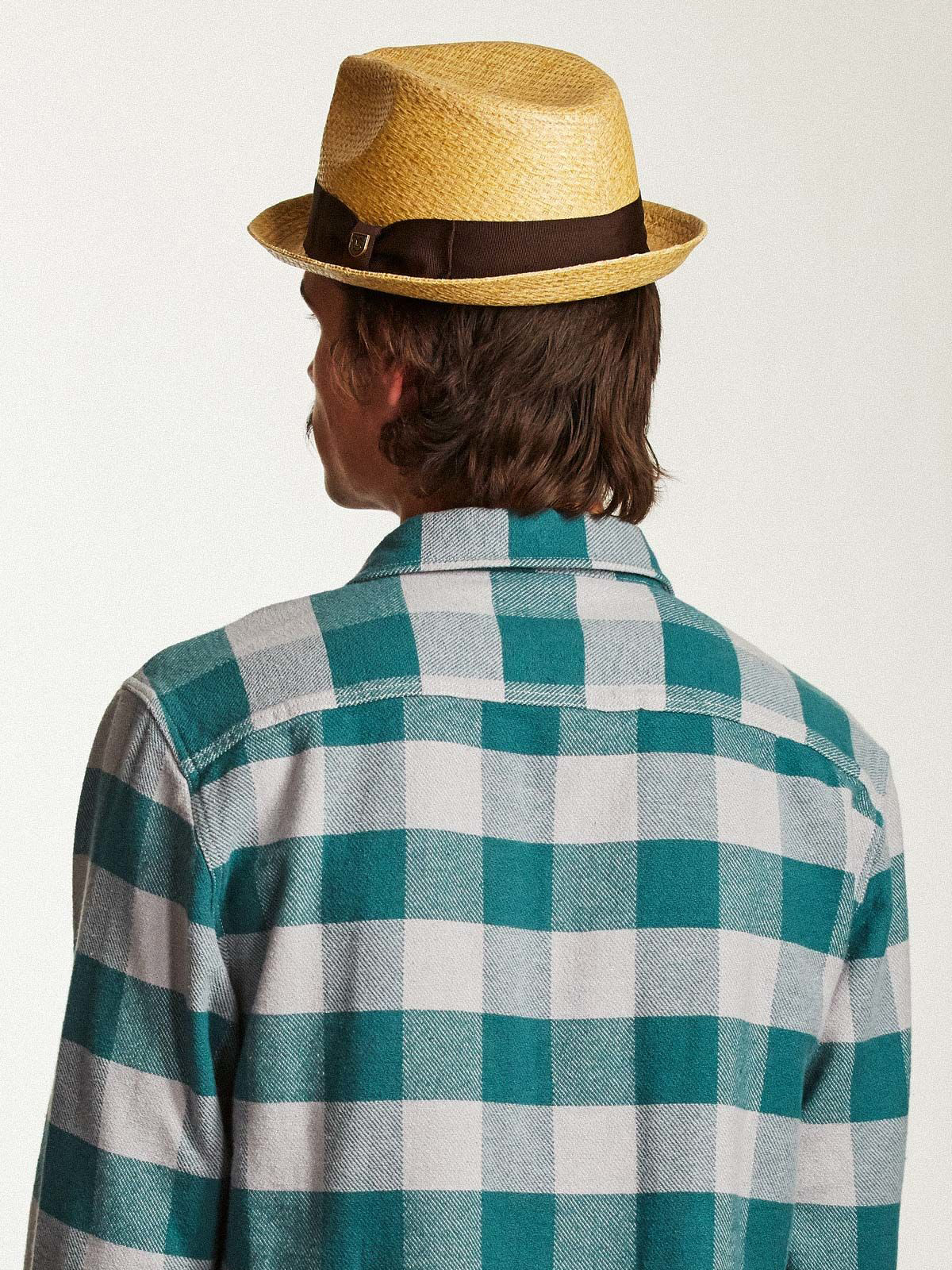 Brixton Hat Castor Fedora (tan stripe)