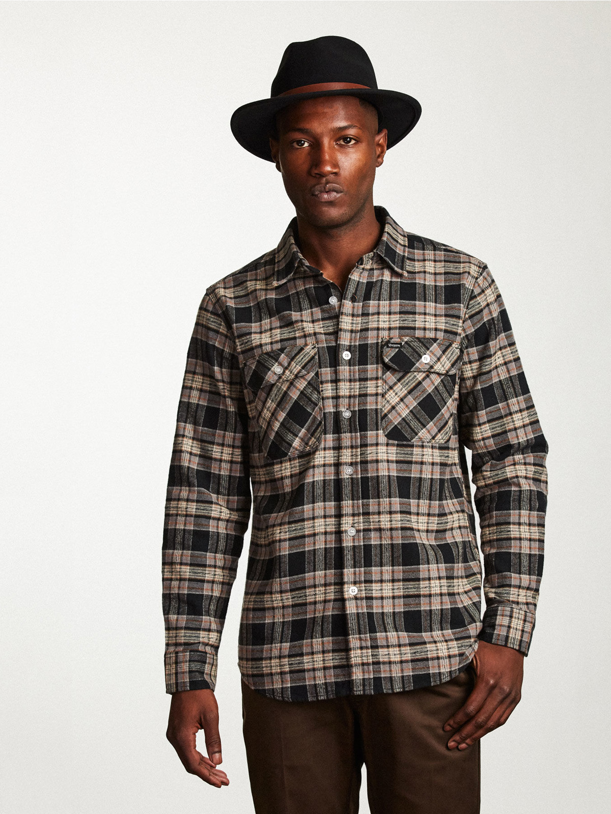 Brixton Hut Messer Fedora (black)