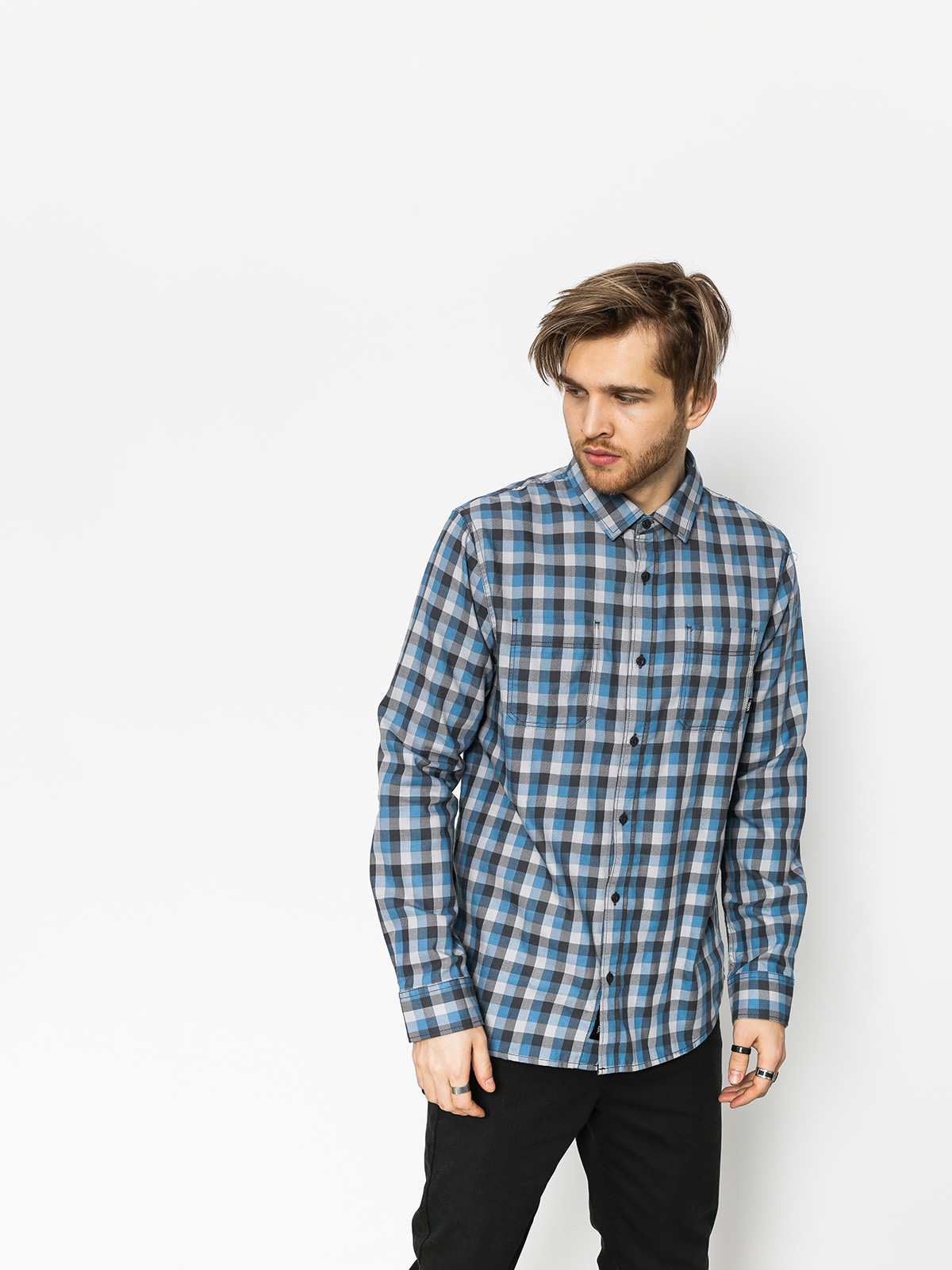 Vans Shirt Alameda II (asphalt copen/blue)