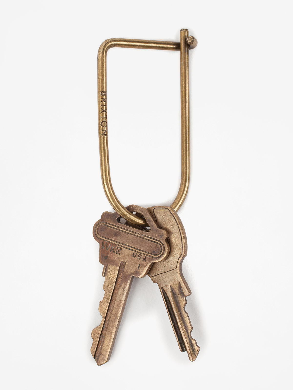 Brixton Stipe Key Clip (brass)