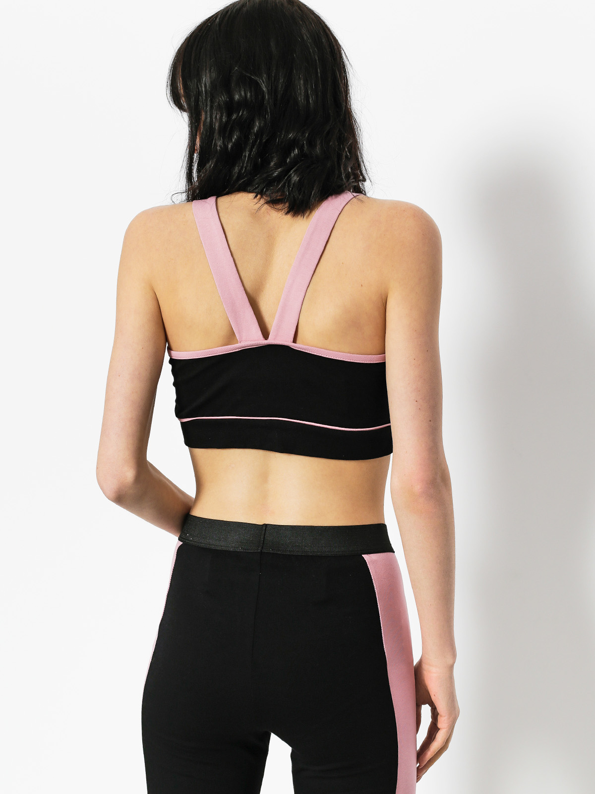 Hype Underwear Stanik sportowy Logo Wmn (black/pink)