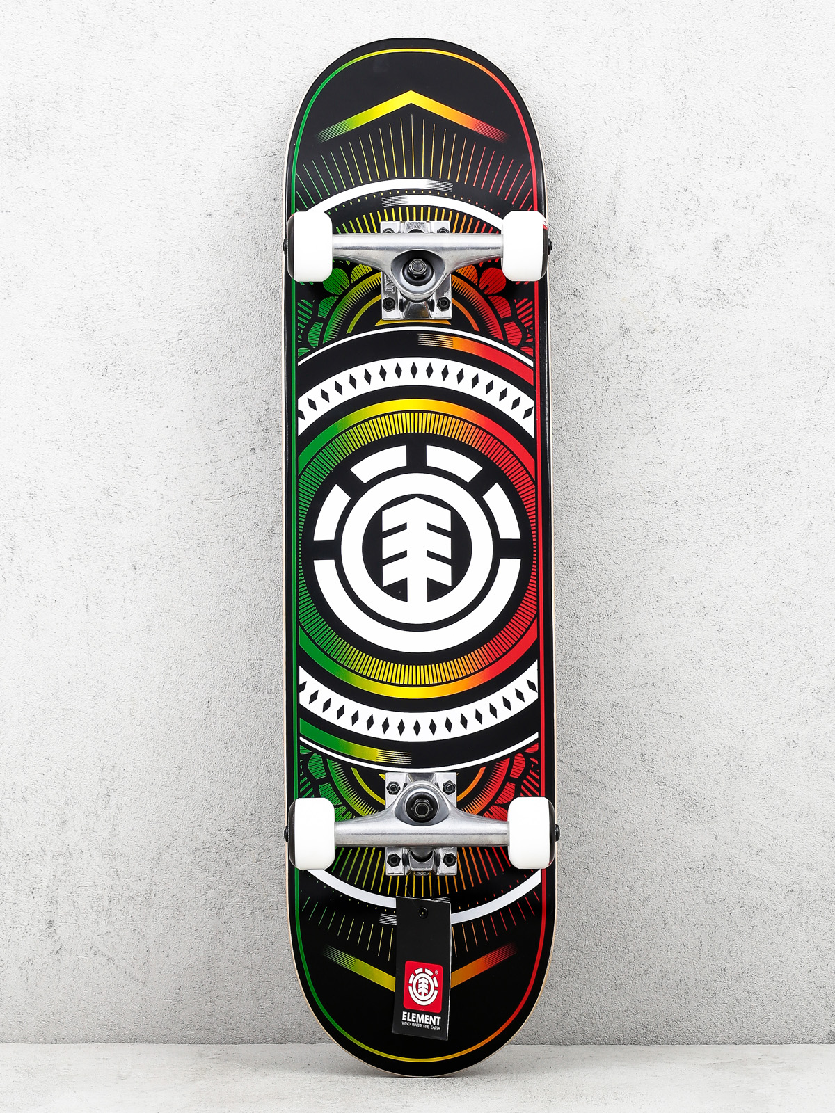 Element Skateboard Hatched Rasta 