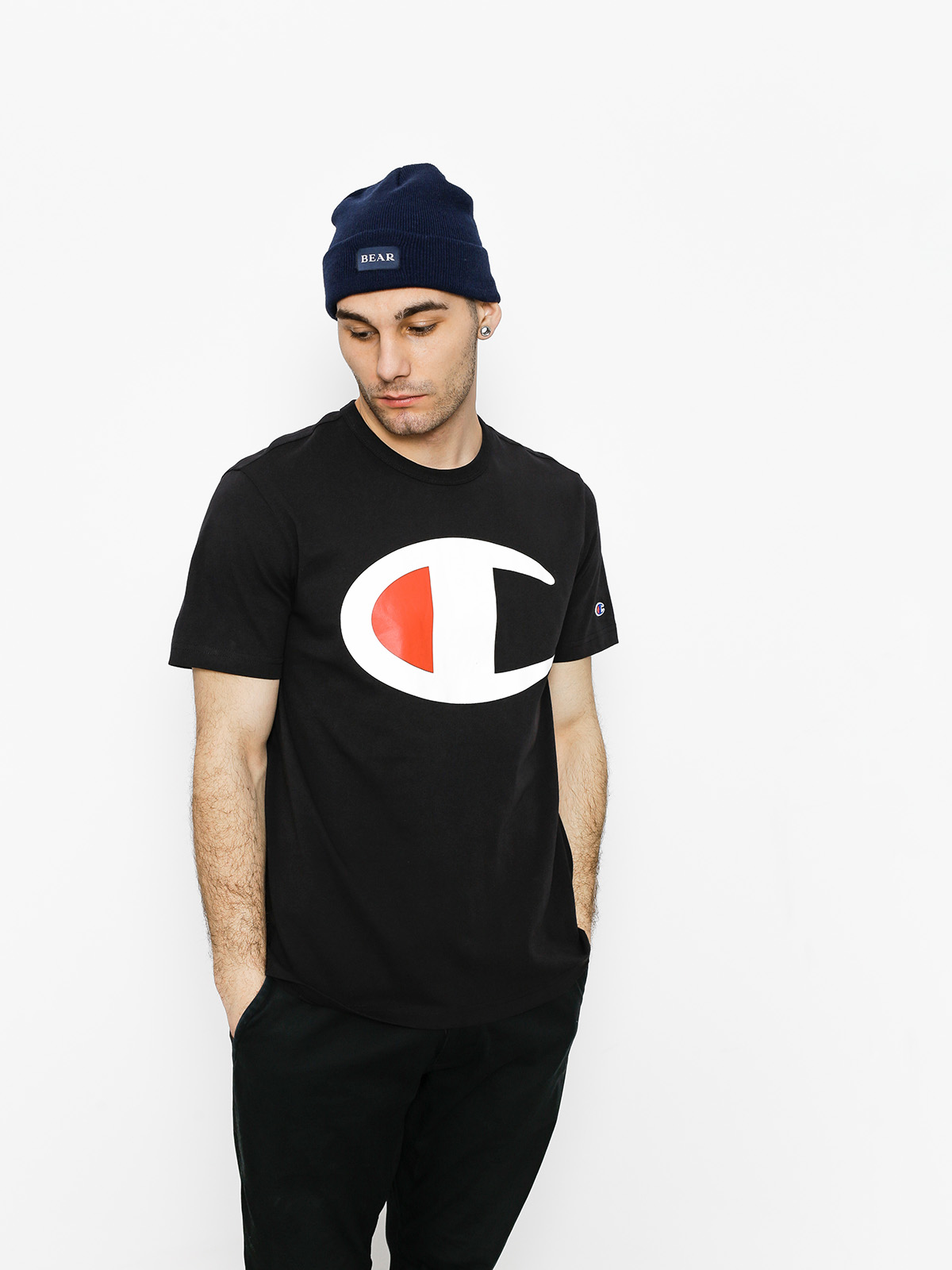 Champion T-shirt Crewneck T Shirt (nbk)