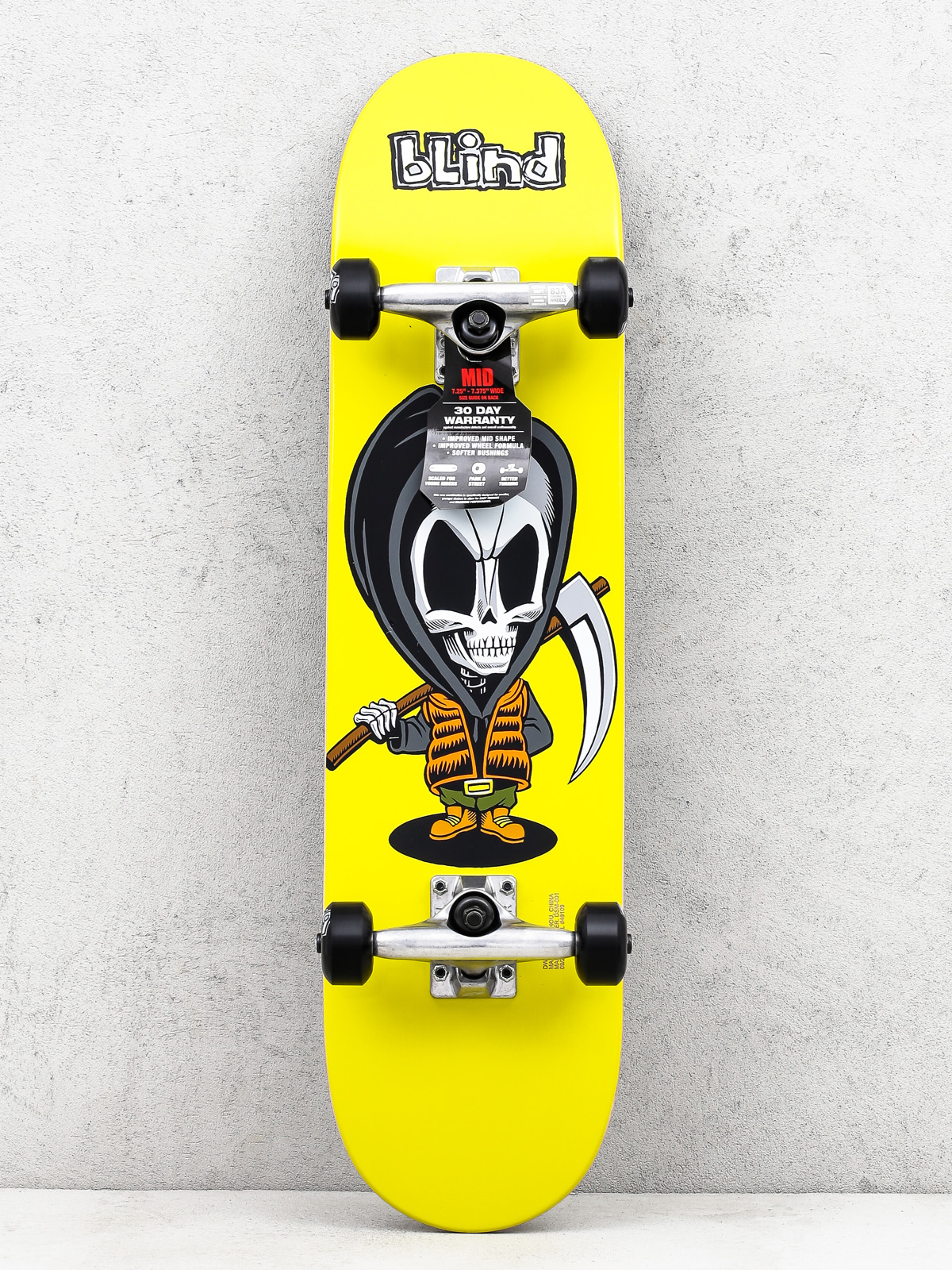 Blind Skateboard New Bone Thug Yth Sft Whl (yellow)