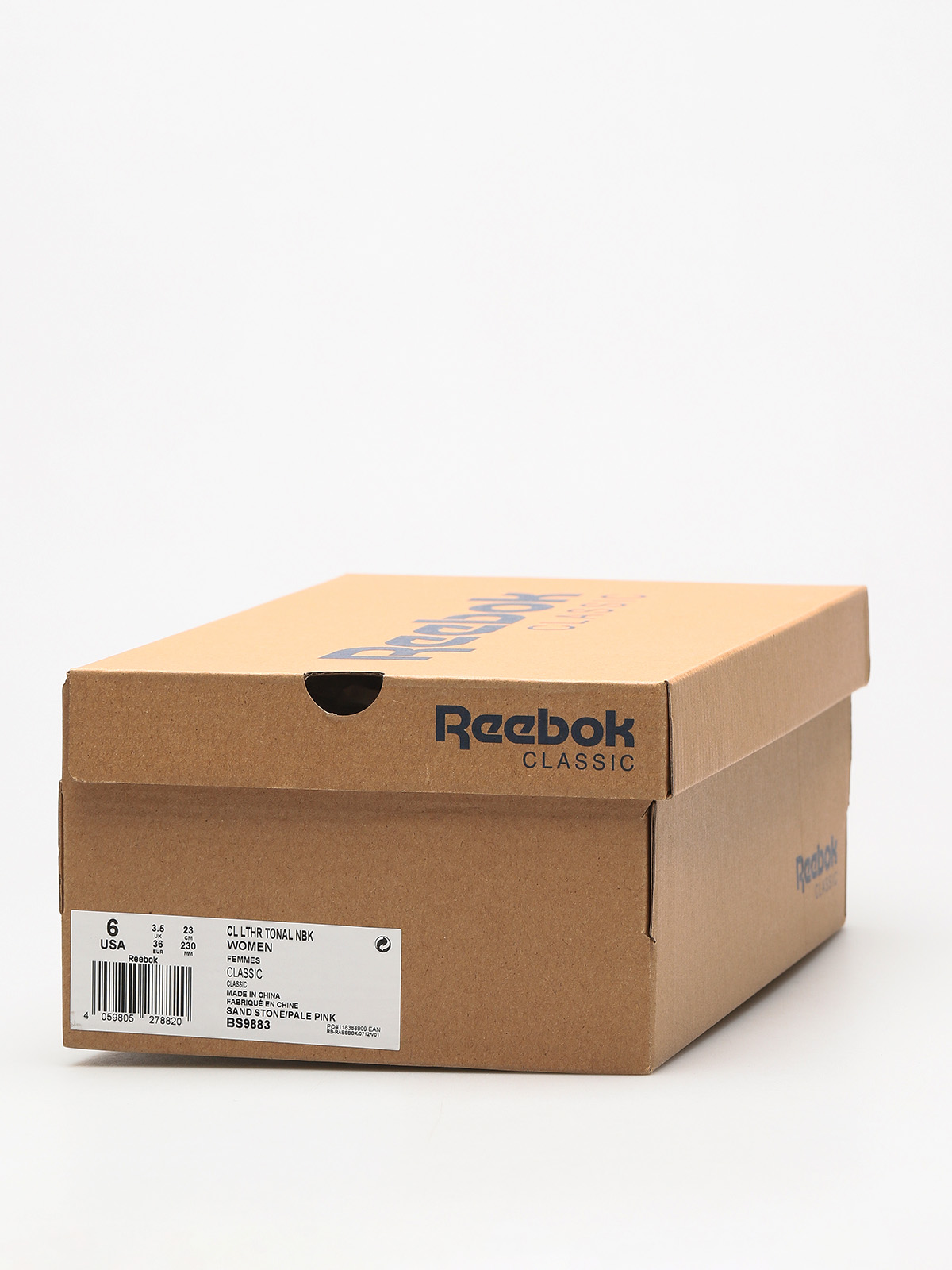 Reebok Shoes Cl Lthr Tonal Nbk Wmn (sand stone/pale pink)