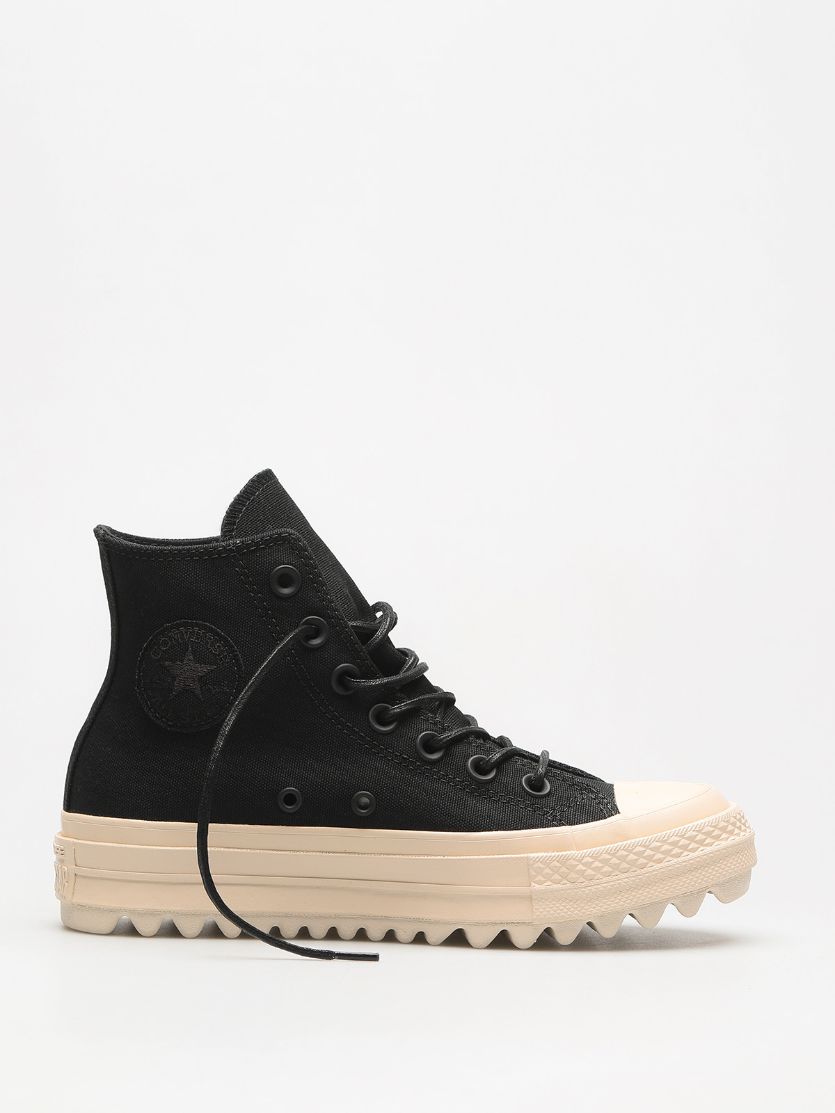 Converse Chucks Chuck Taylor As Lift Ripple Hi Wmn (black/black/natural)