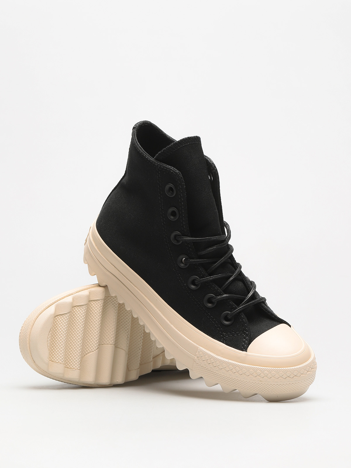 Converse Chucks Chuck Taylor As Lift Ripple Hi Wmn (black/black/natural)