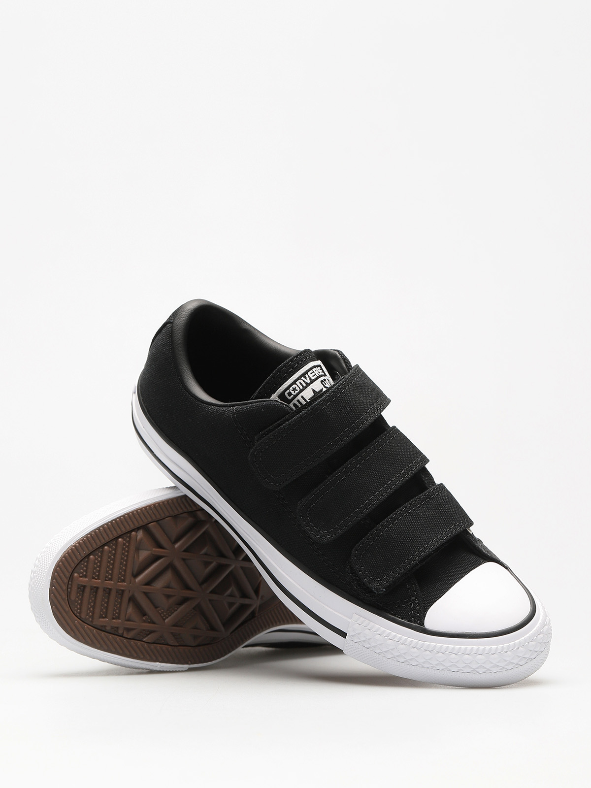 Converse Chucks Chuck Taylor All Star 3V Ox Wmn (black/black/white)