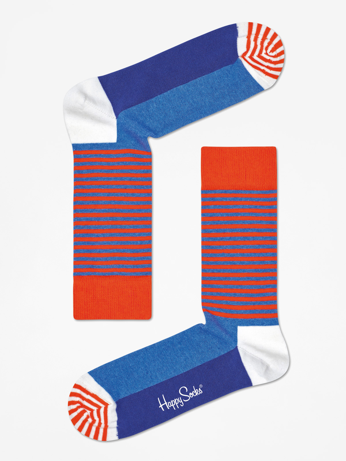 Happy Socks Half Stripe Orange Happy Socks Half Stripe Orange