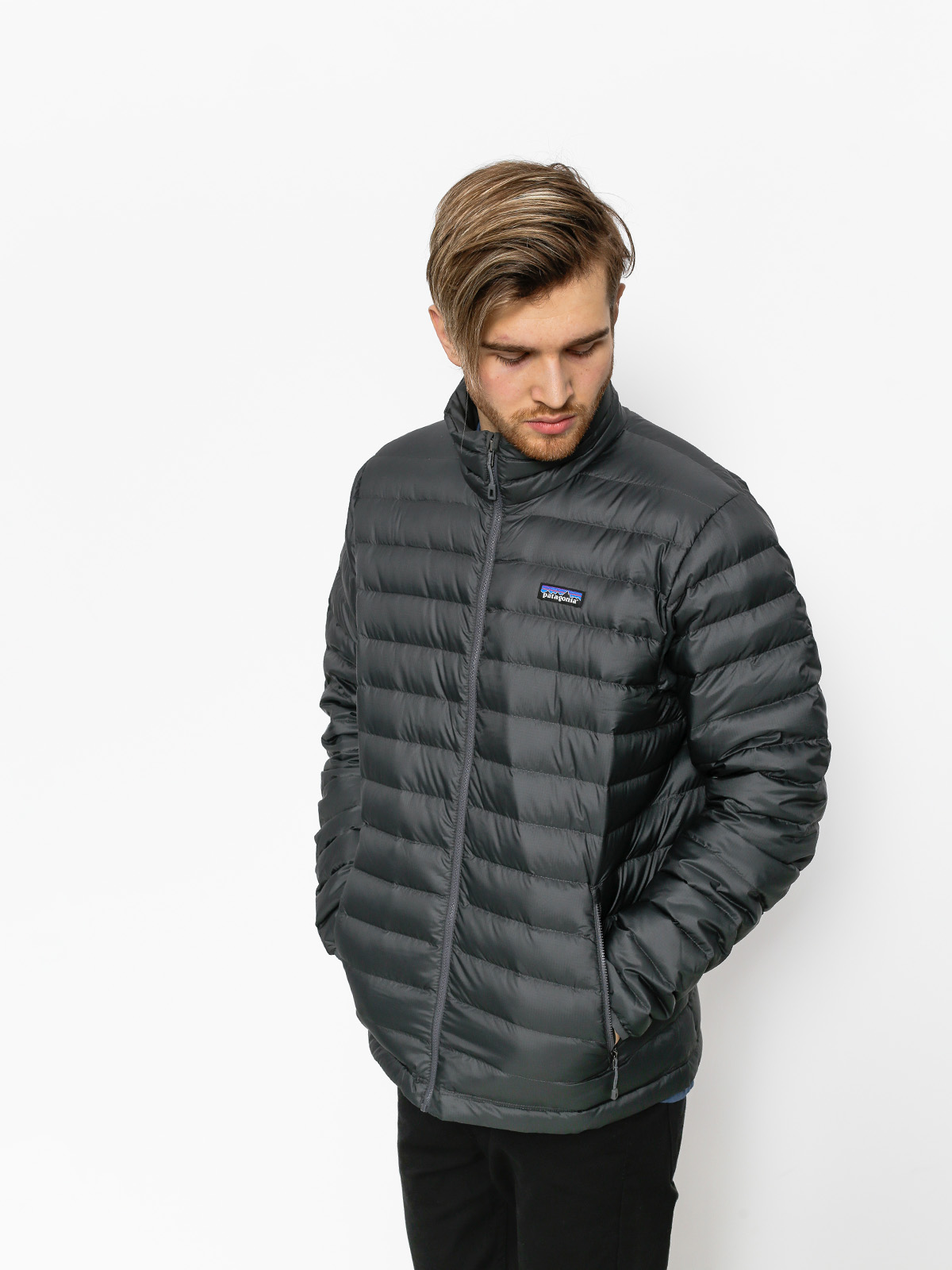 Patagonia Jacket Down Sweater grey (forge grey w/forge grey)