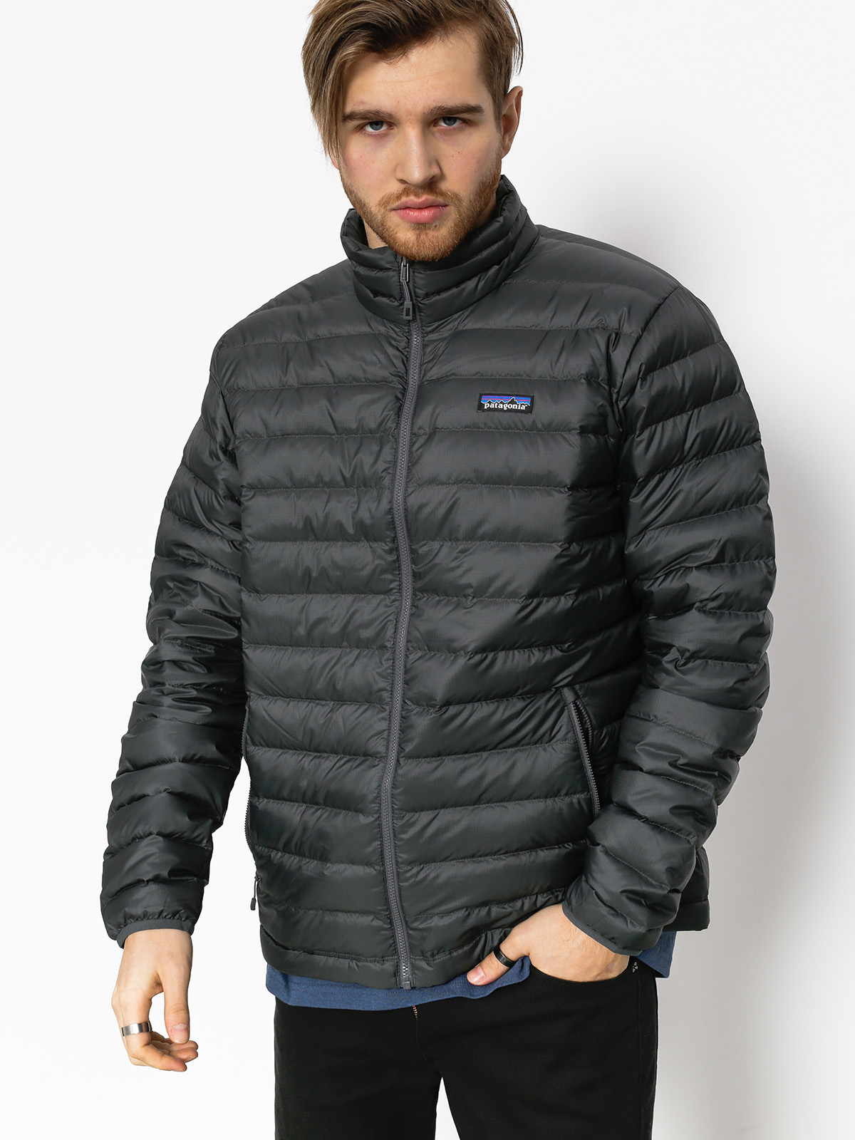 patagonia mens down sweater forge grey