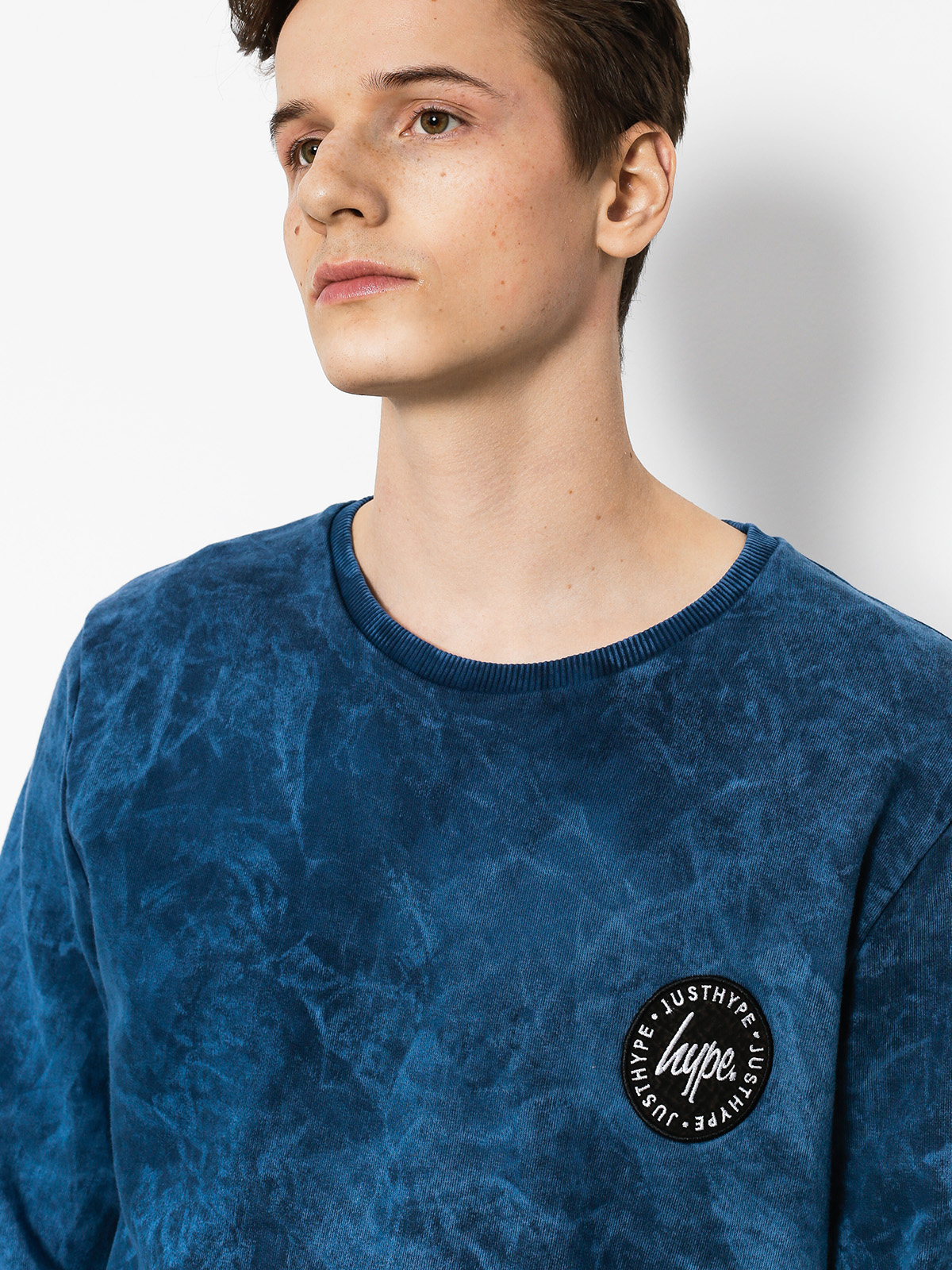 Hype Sweatshirt Acid Crest (blue)