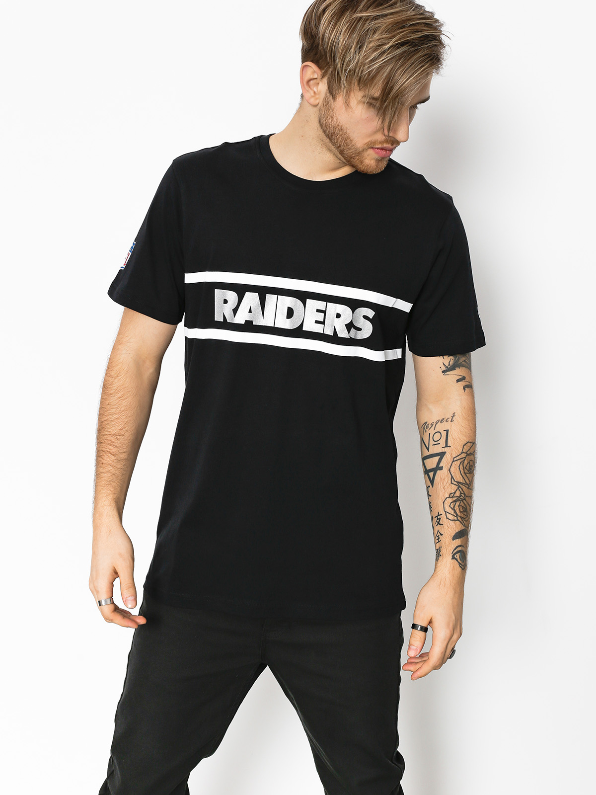 New Era T-shirt For 90s Fan Oakland Riders (black)
