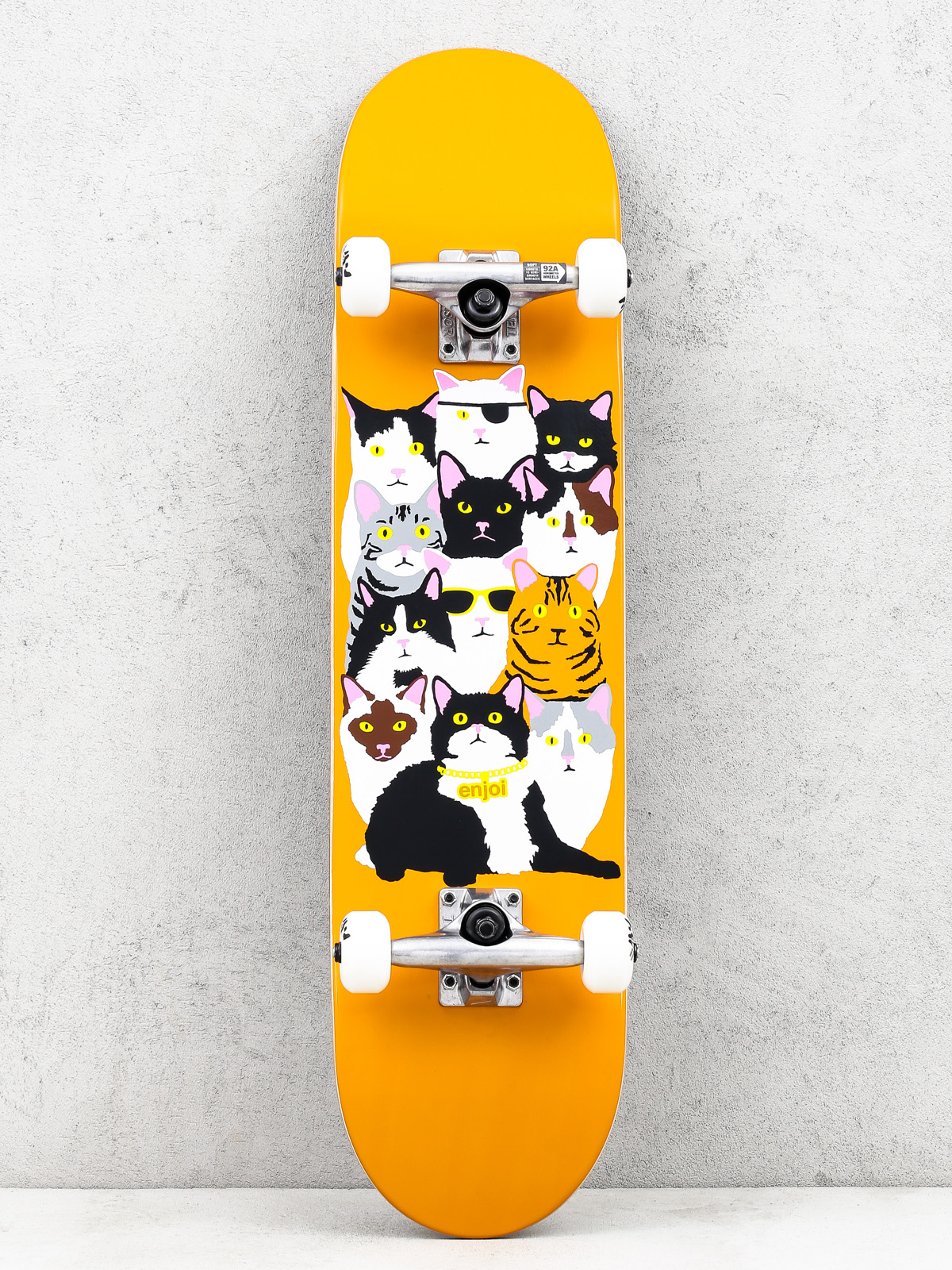 Enjoi Skateboard Cat Collage V2 (orange)