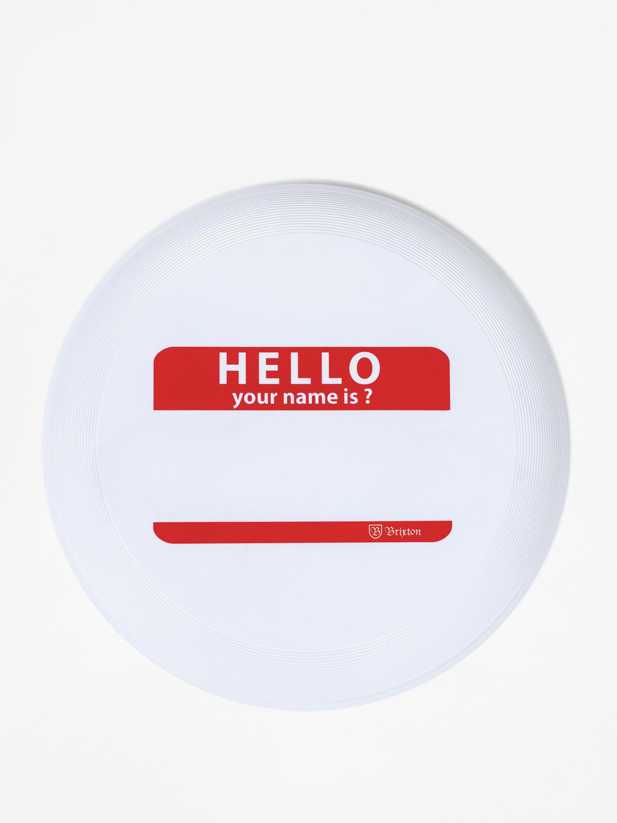 Brixton Frisbee Hello Disc (white)