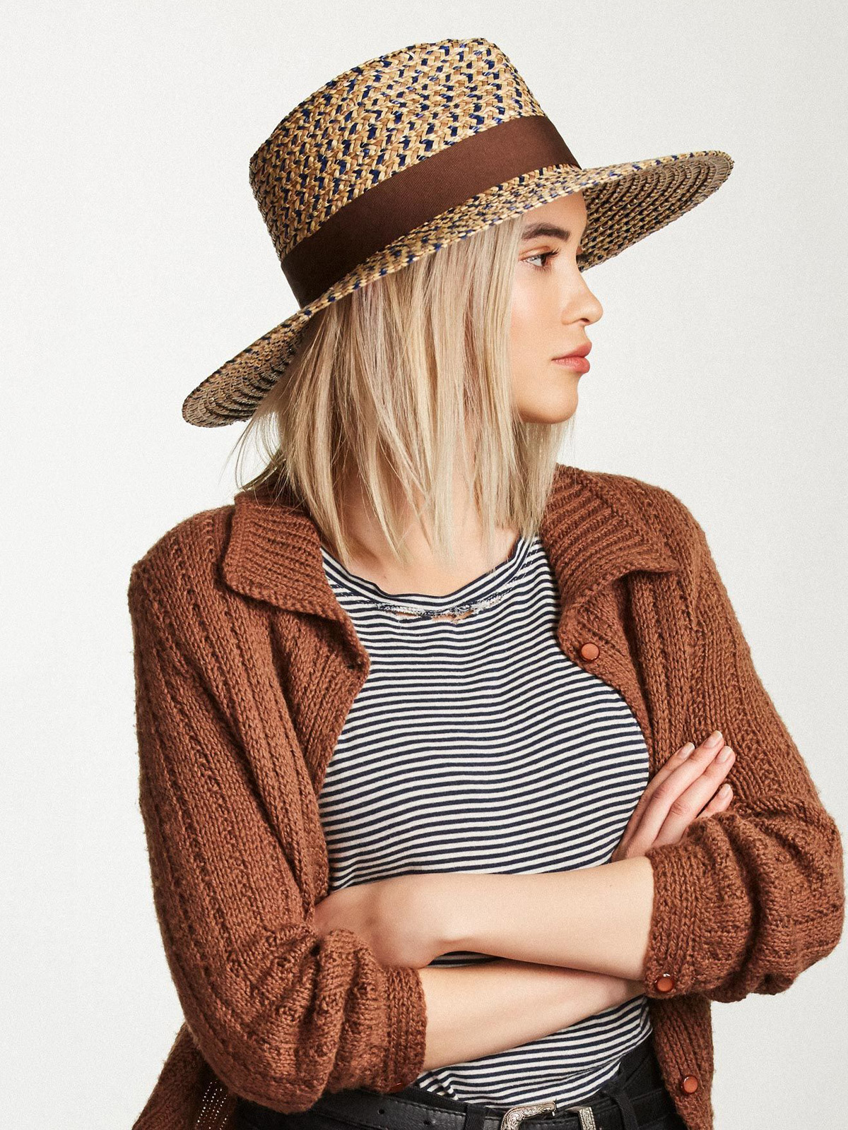 Brixton joanna sale hat black cream