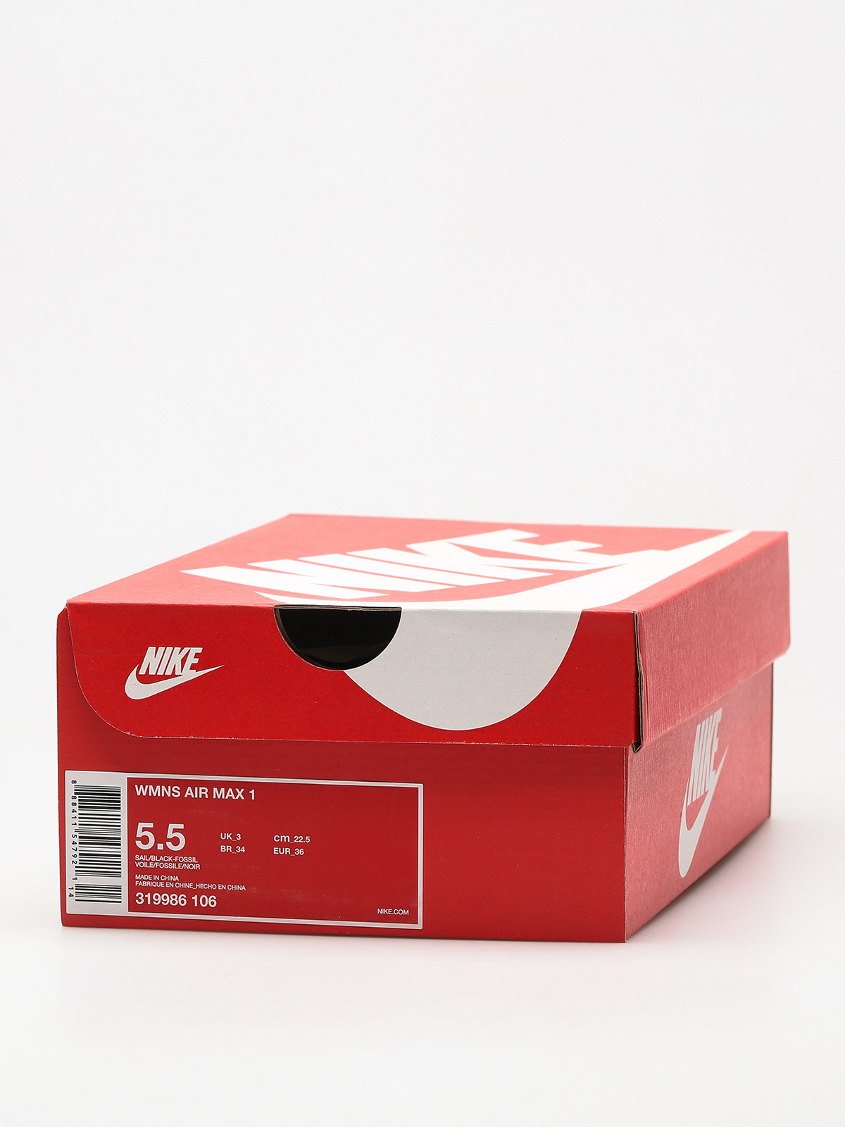 Nike Air Max 1 Shoes Wmn (sail/black fossil)
