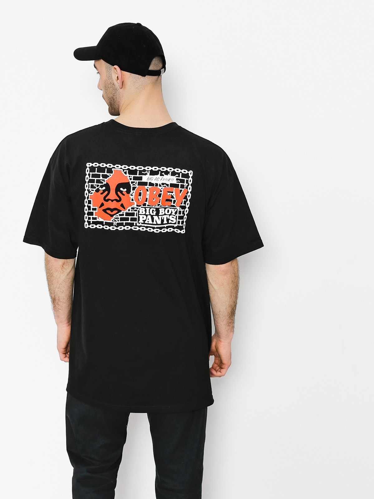 OBEY T-shirt Big Boy Pants Basic (blk)