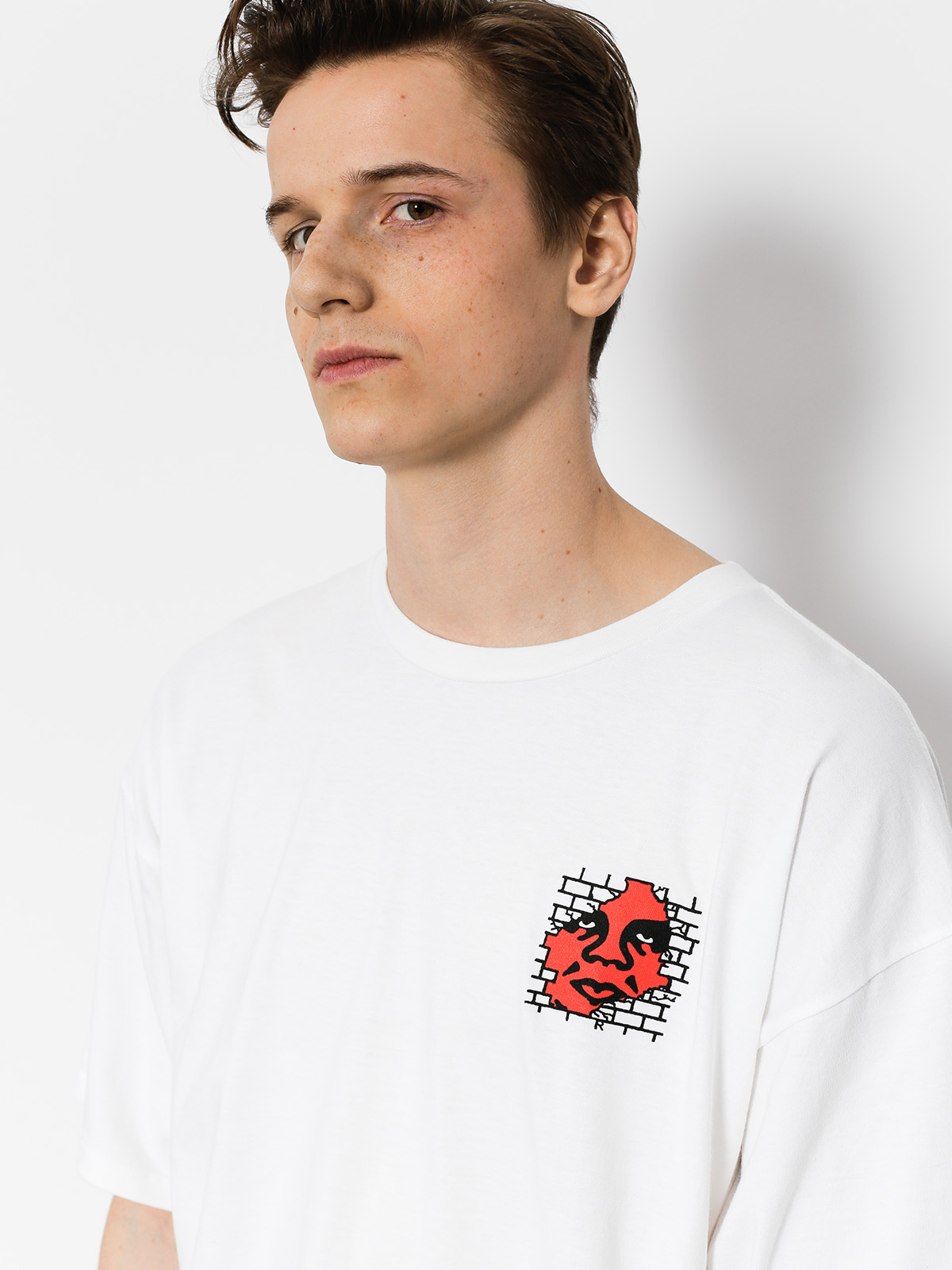 OBEY T-shirt Big Boy Pants Basic (wht)