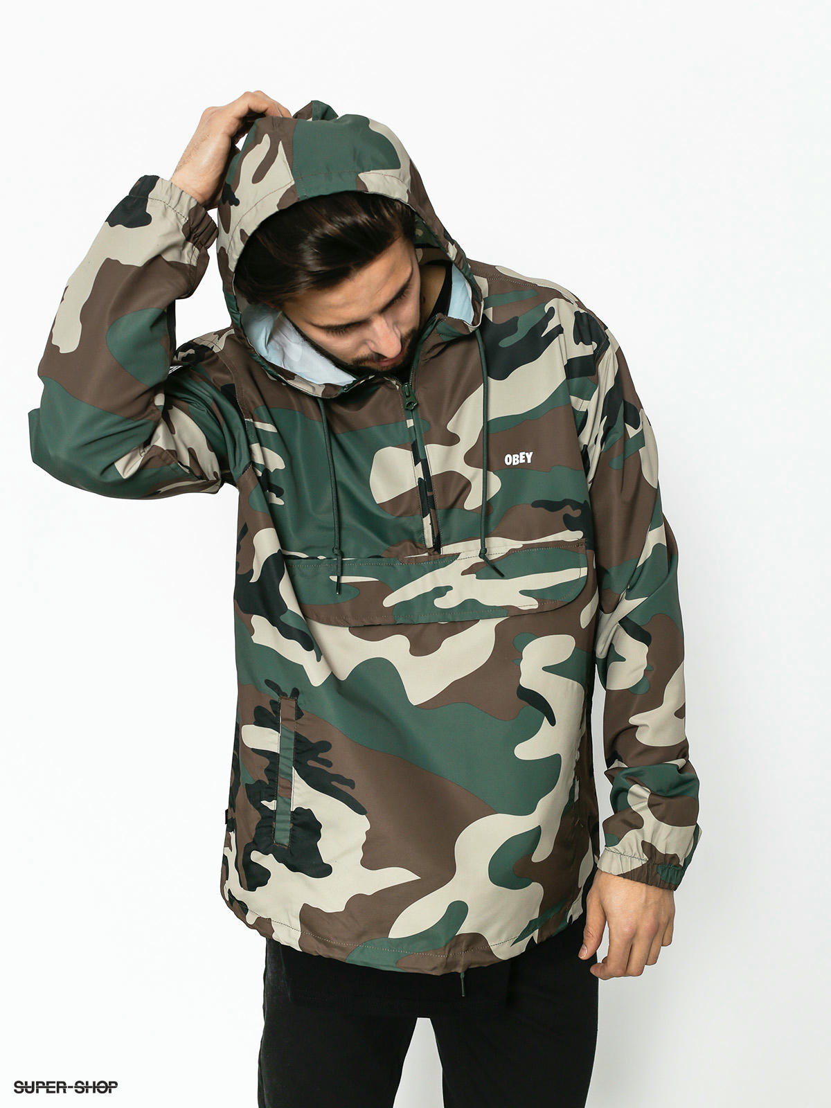 Camo obey windbreaker hotsell