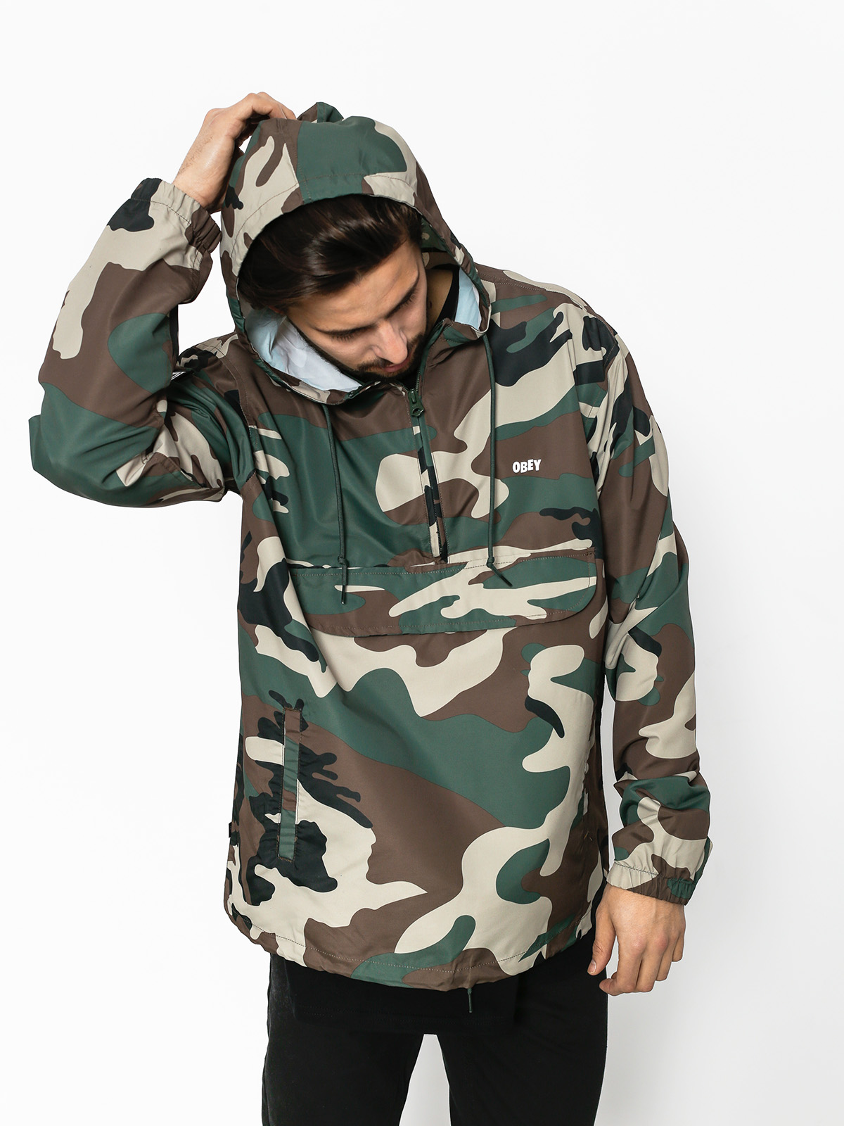 OBEY Jacket Crosstown Anorak - camo (fca)