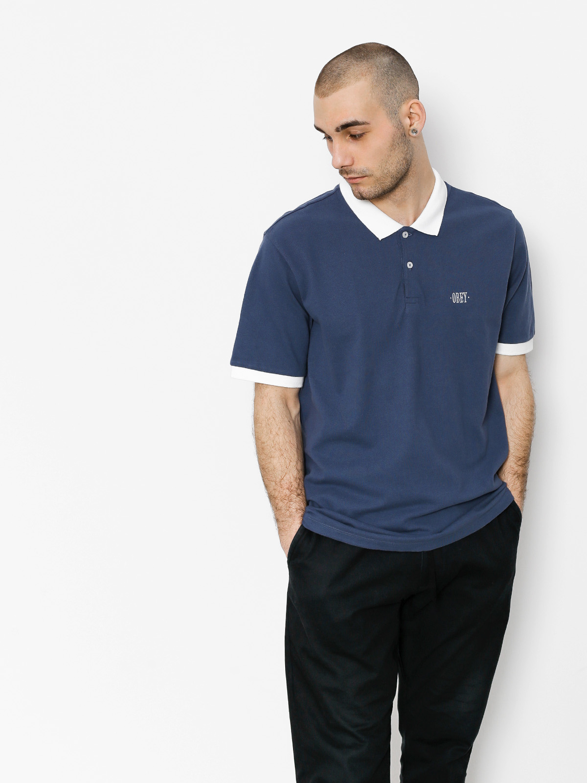 OBEY Polo t-shirt No Coast (bmu)