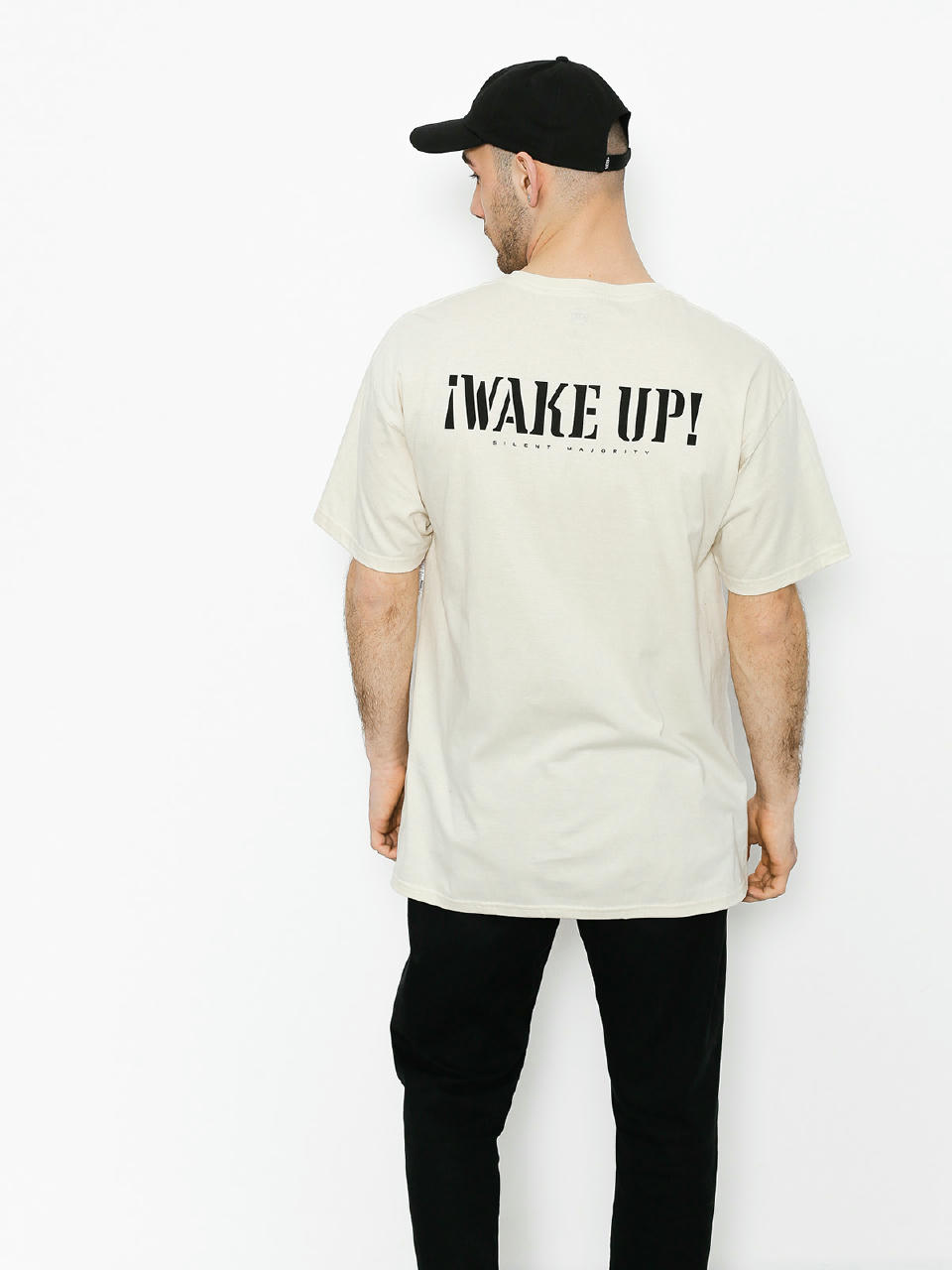 OBEY T-shirt Obey Wake Up Silent Majority (crm)